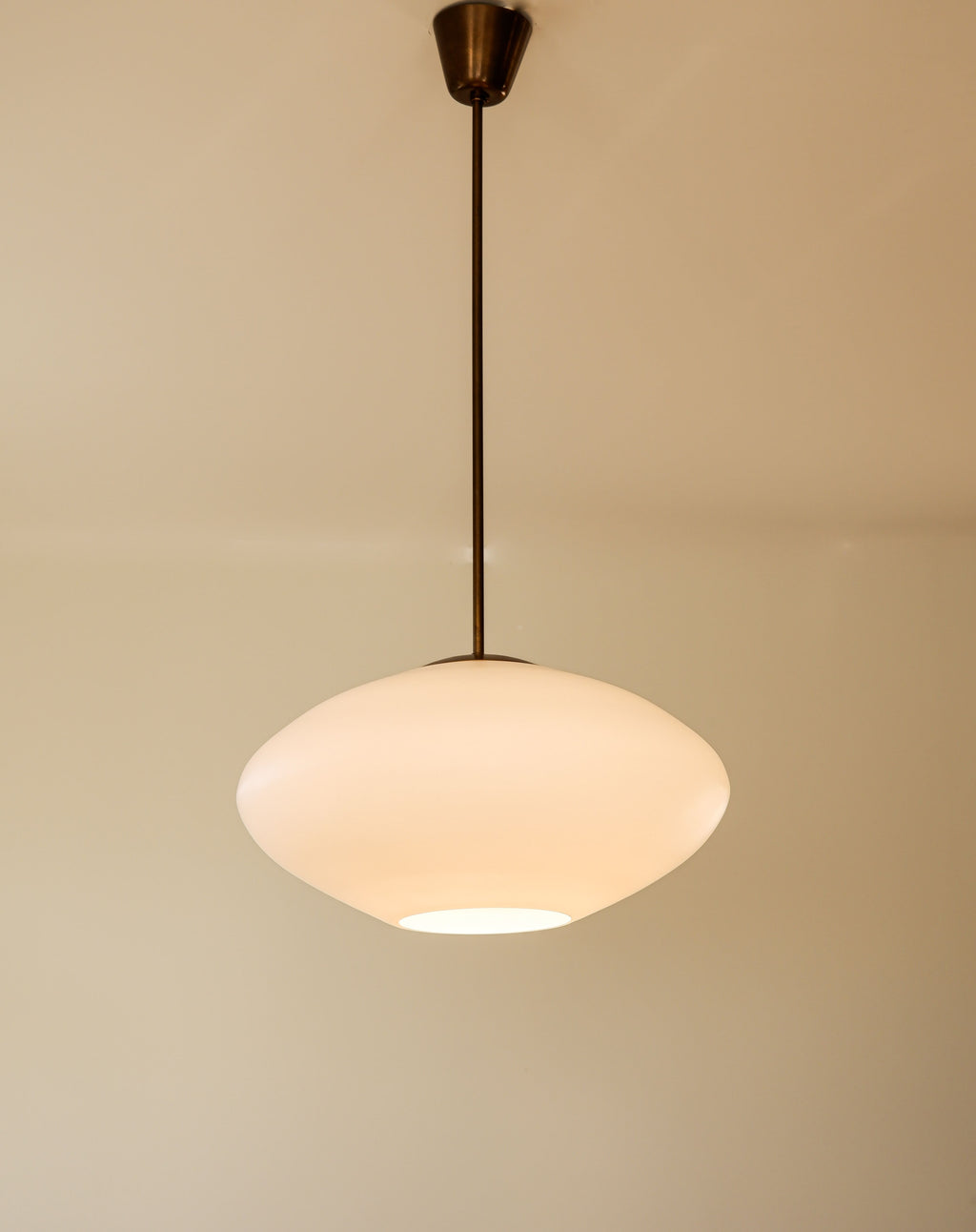Finnish Opal ceiling light circa 1960.