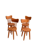 Torsten Claesson set of 4 chairs, Steneby Hemslöjd.