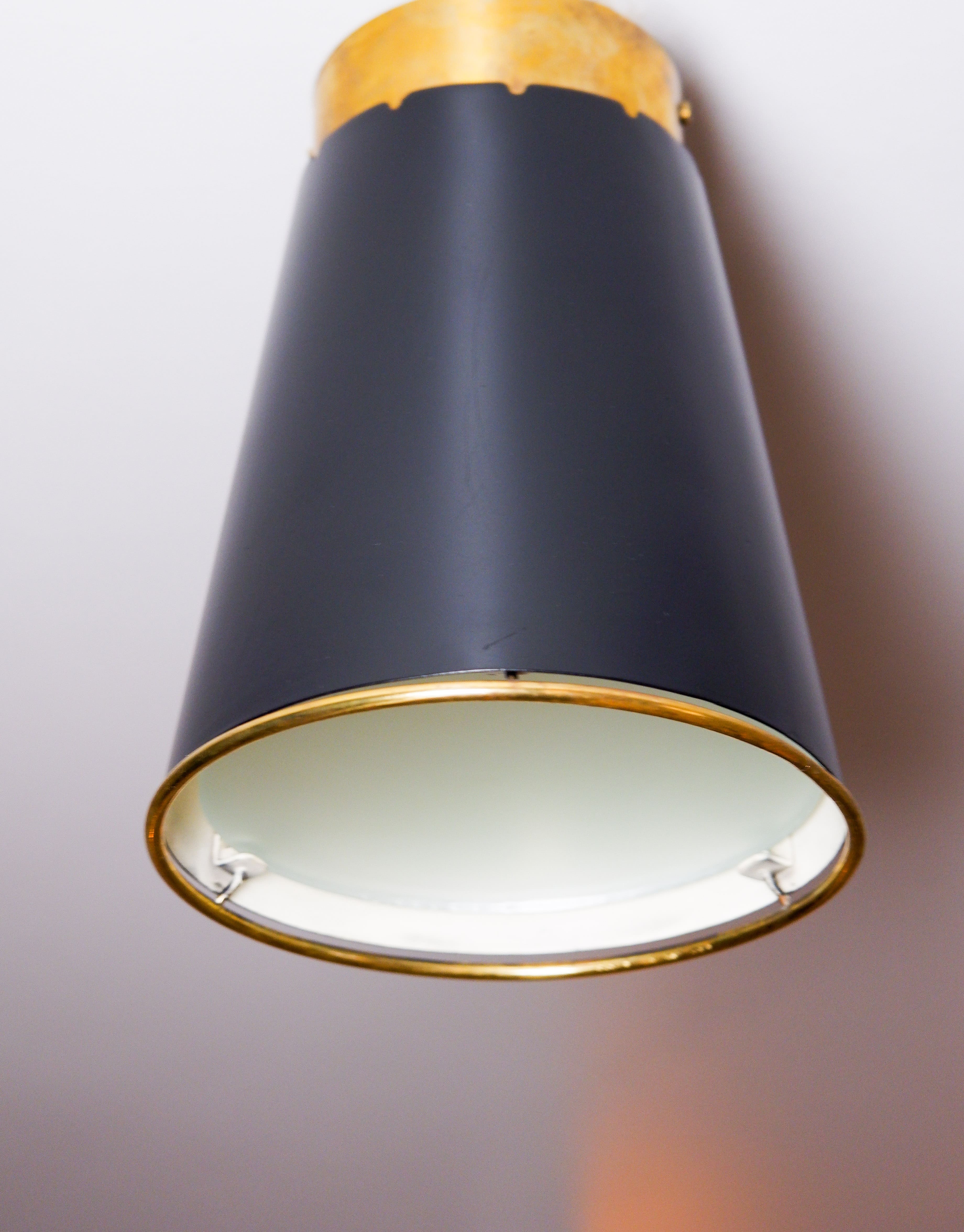 Paavo Tynell flush mount circa 1950.