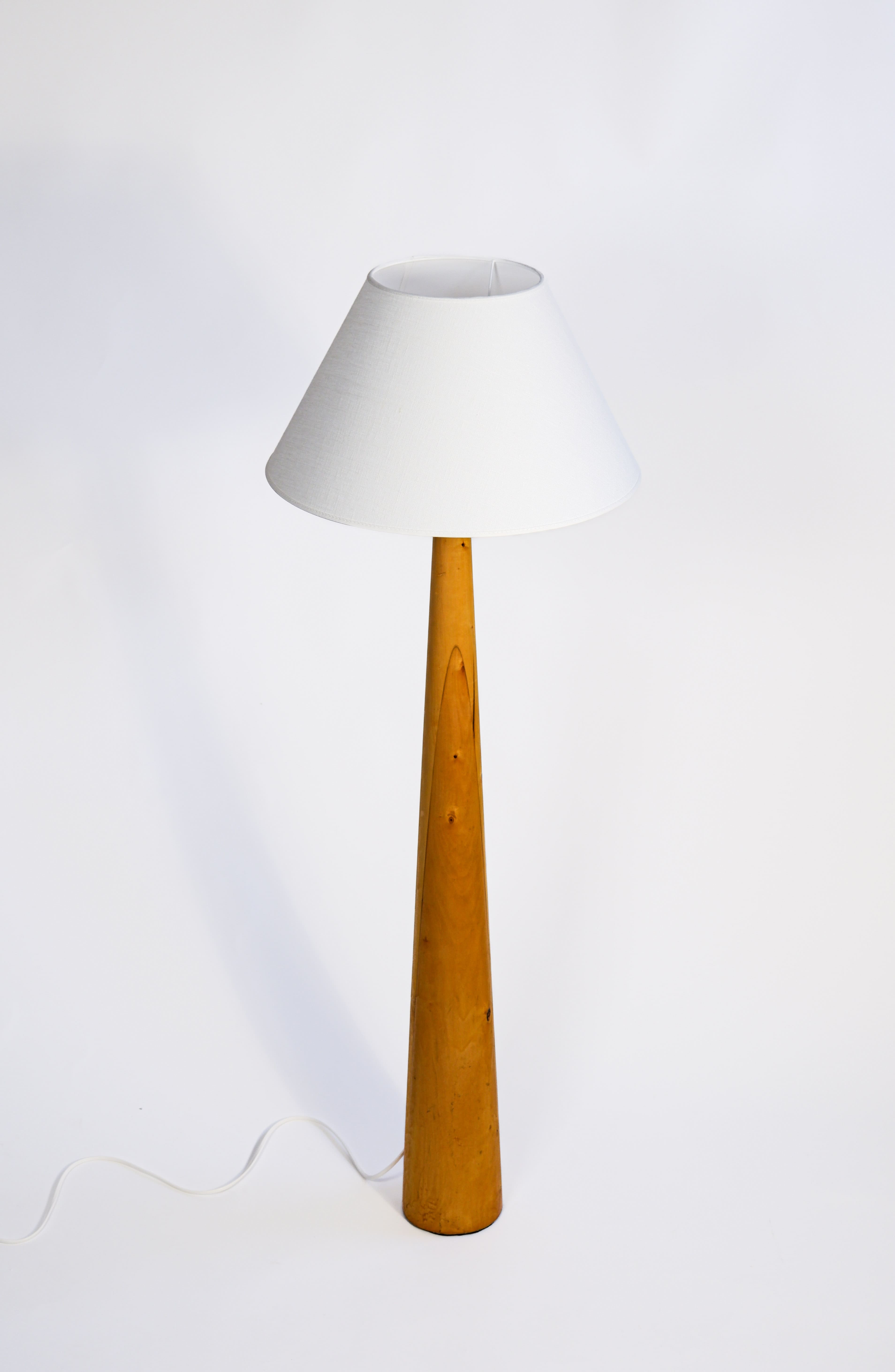 Swedish mid century floor lamp, circa 1960.