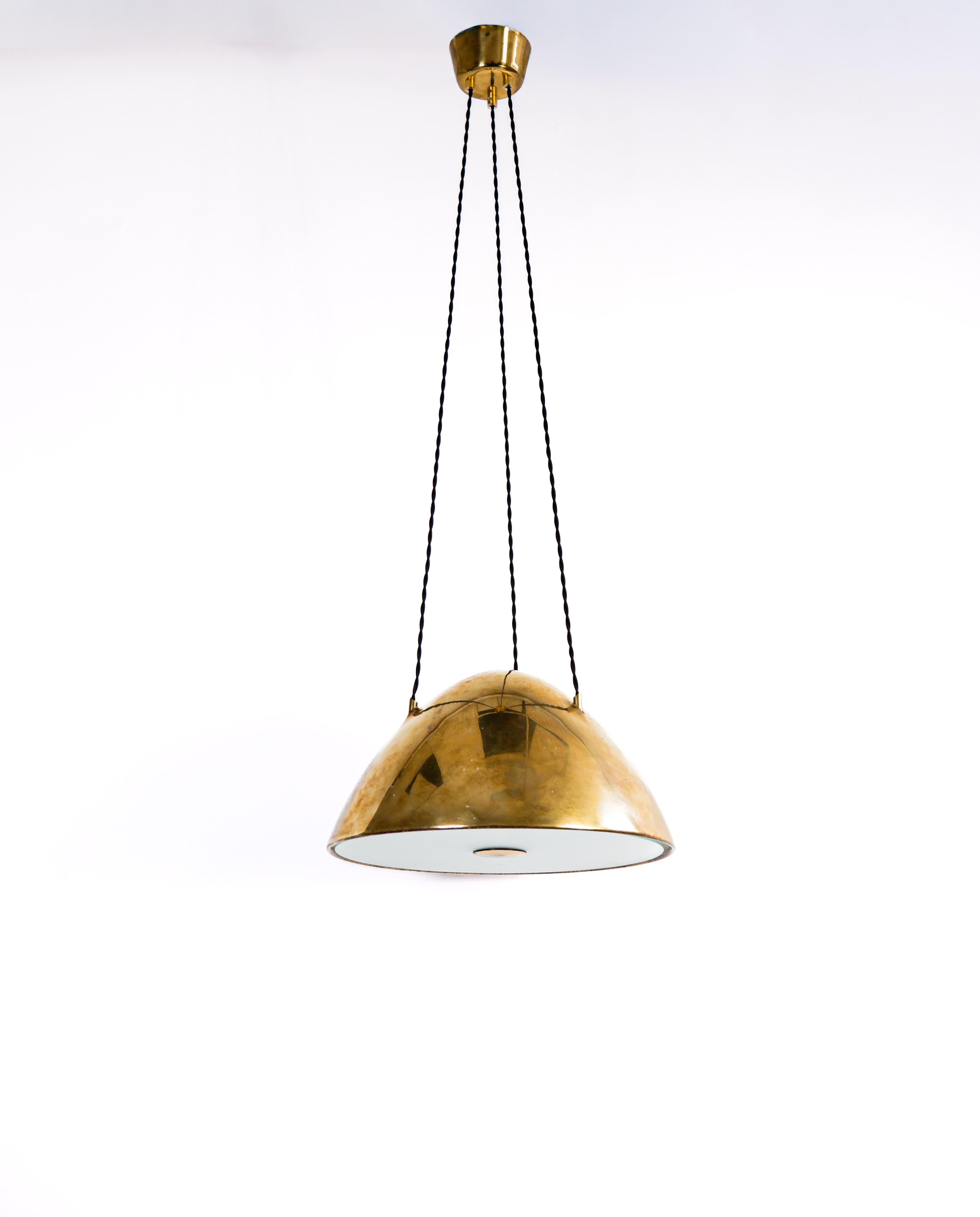 Paavo Tynell ceiling lamp model 1959 for Taito. Circa 1950.