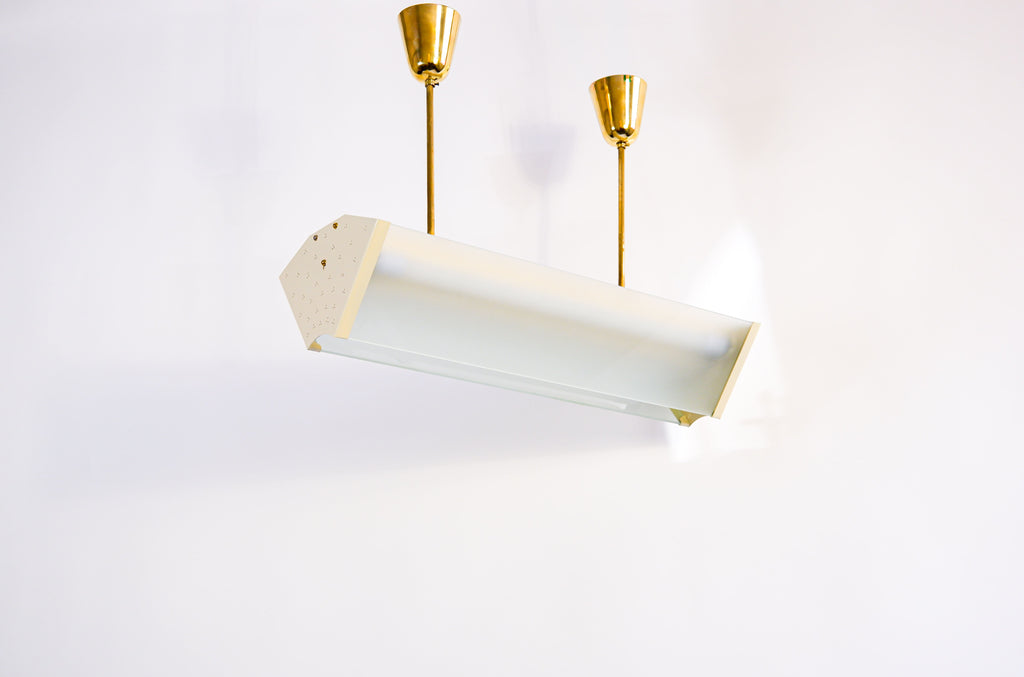 Paavo Tynell industrial pendant for Idman circa 1960.
