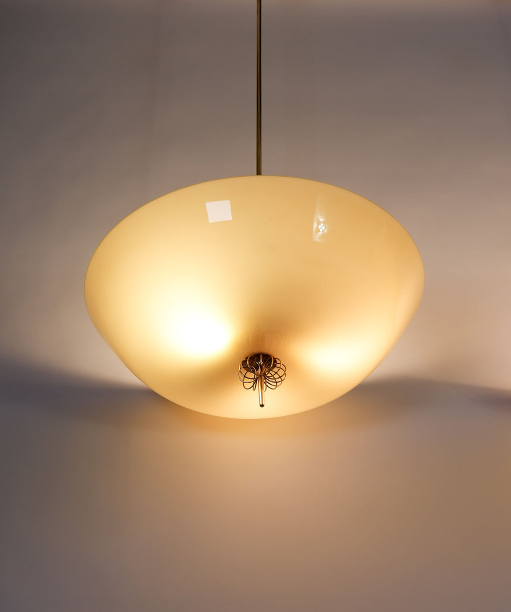 Paavo Tynell pair of pendant model 1088 for Idman circa 1950