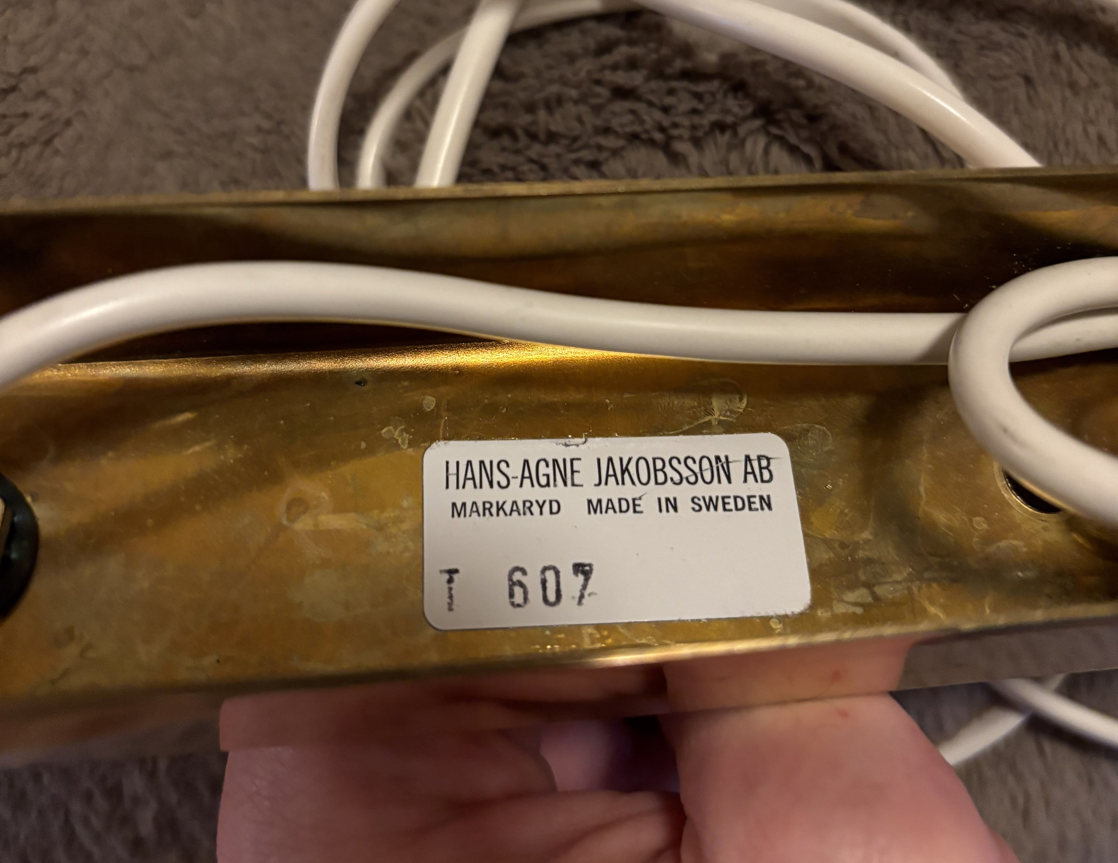 Hans Agne Jakobsson T607 Silk and brass.