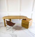 Pierre Chapo, vintage desk model B40 in solid elm, circa 1980.