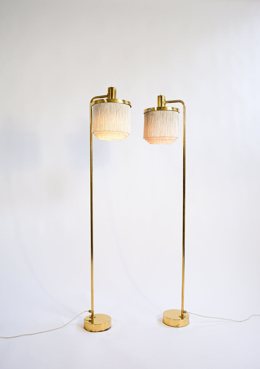 Hans Agne Jakobsson pair of Floor lamp model G 109. Cira 1960