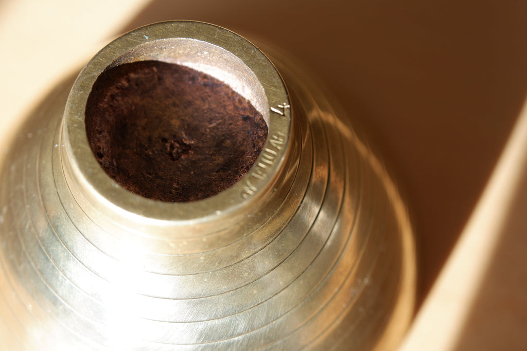 Paavo Tynell brass bowl made by TAITO, 1940.