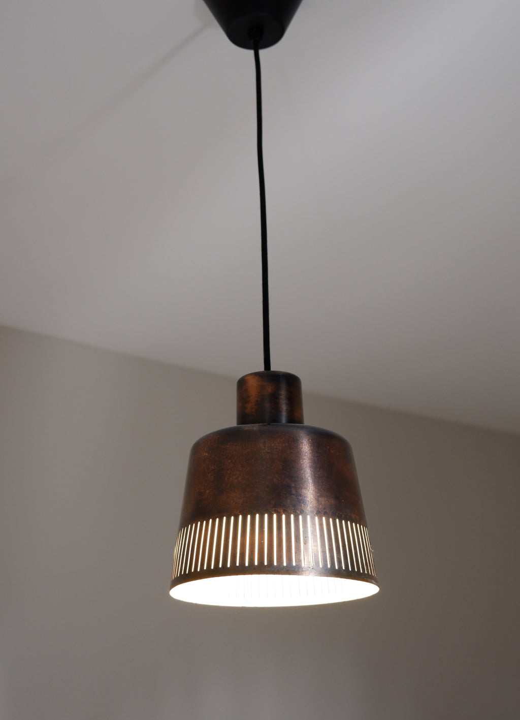 Hans Bergström, pendant copper light edited by Atelje Lyktan.