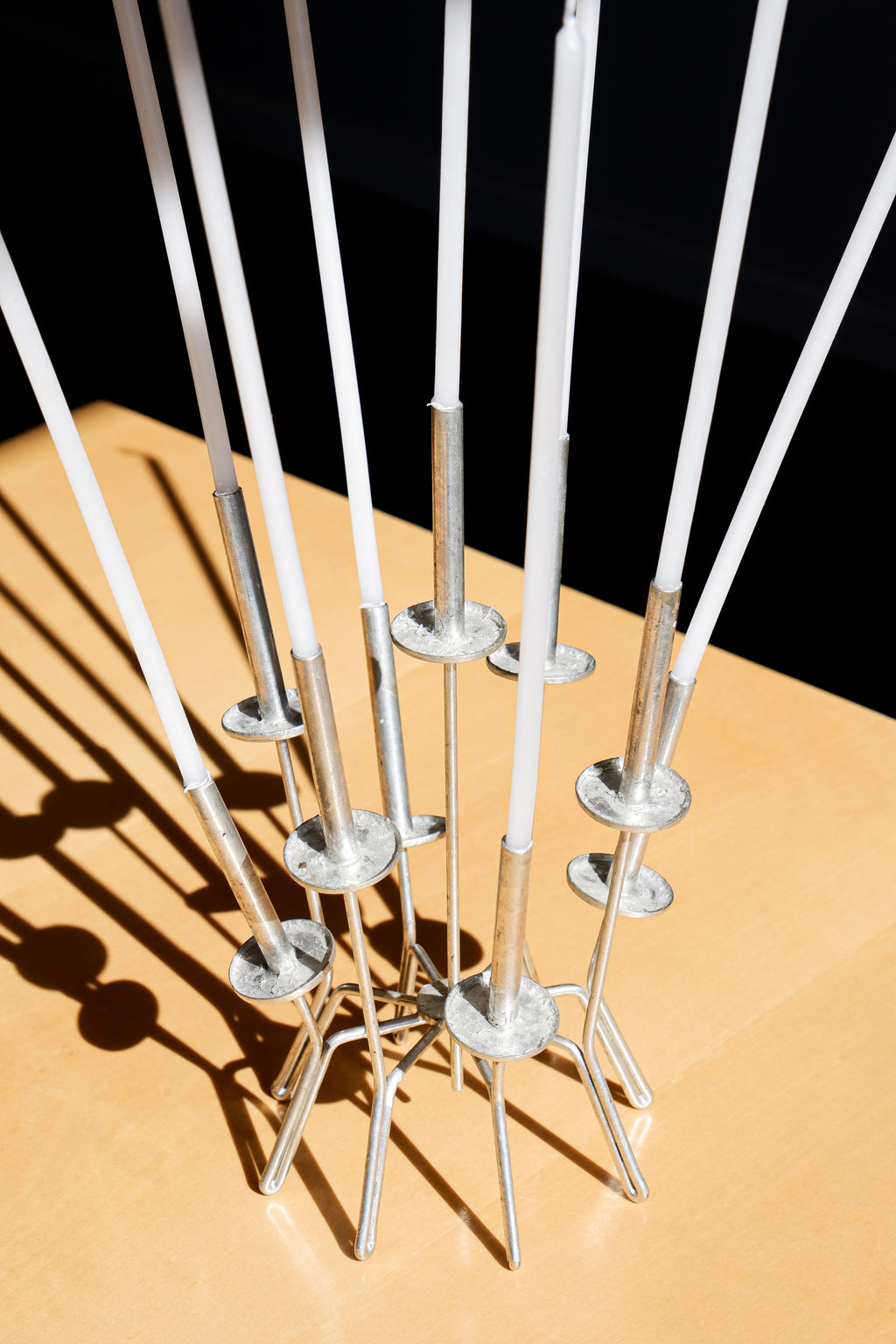 Paavo Tynell, unique candelabre made in iron in the late 60's.