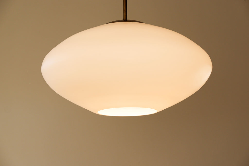 Finnish Opal ceiling light circa 1960.