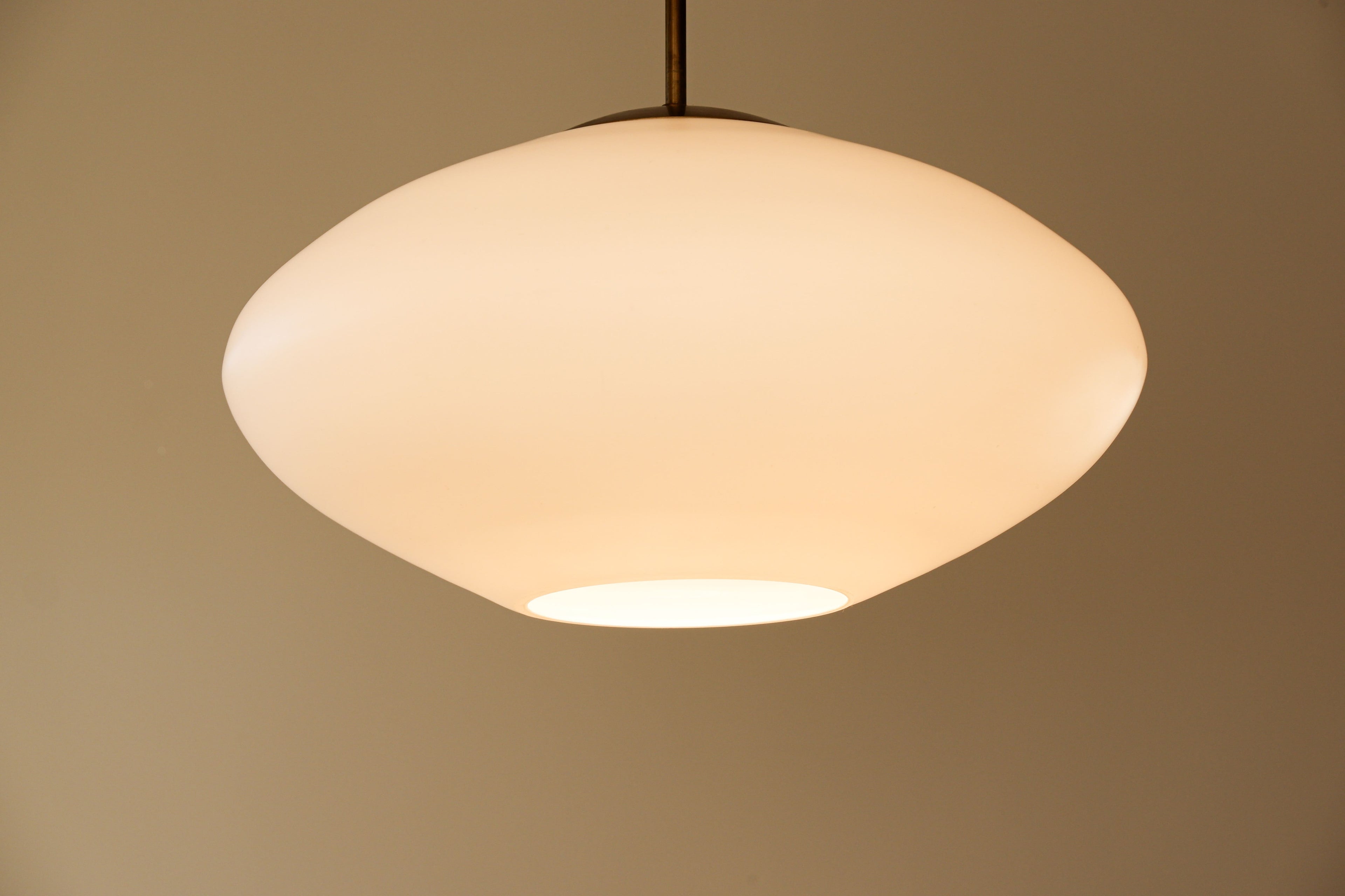 Finnish Opal ceiling light circa 1960.