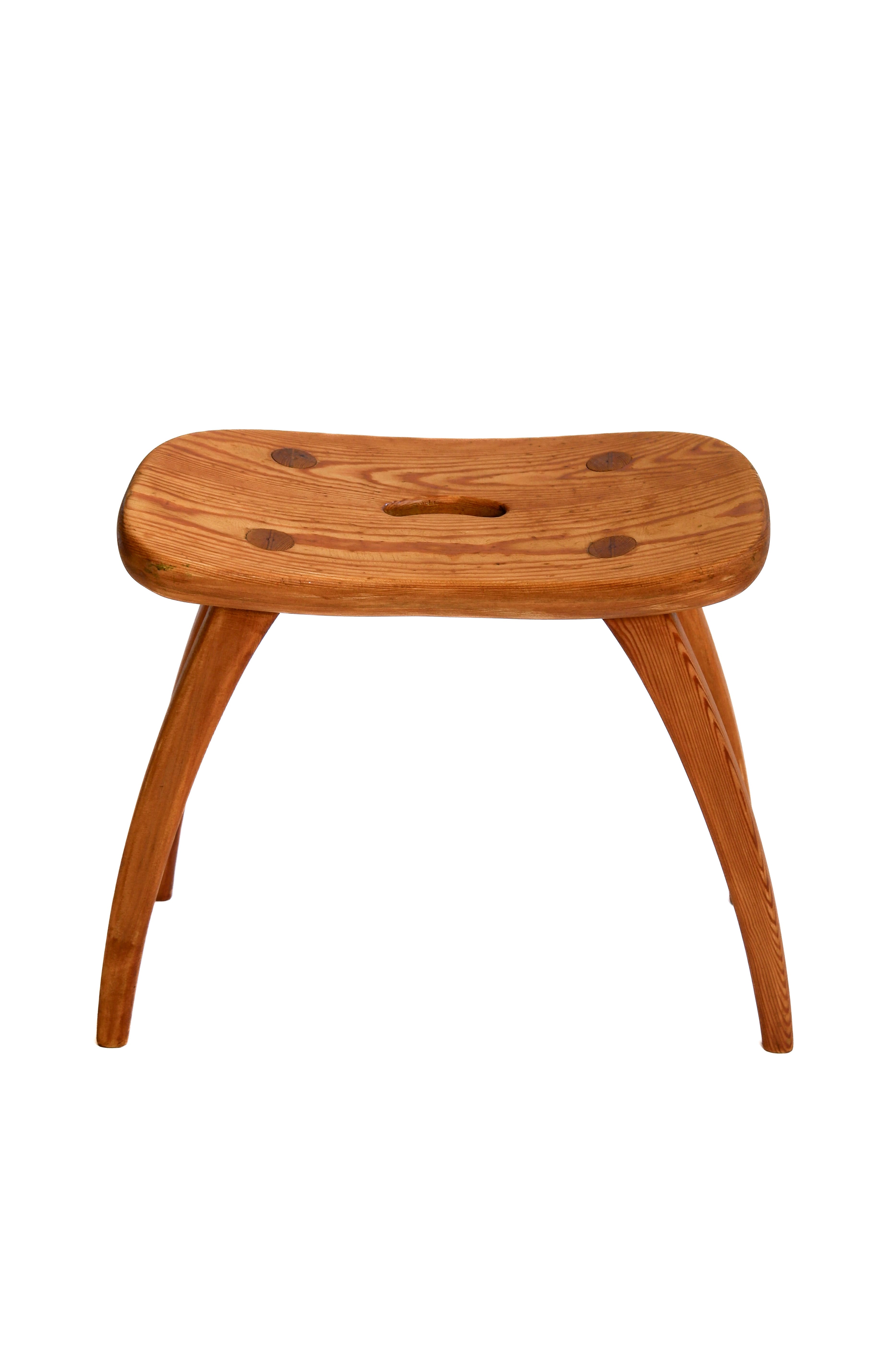Torsten Claesson stool in pine. Sweden circa 1950
