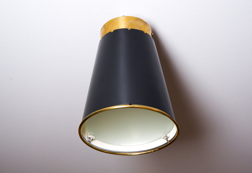 Paavo Tynell flush mount circa 1950.