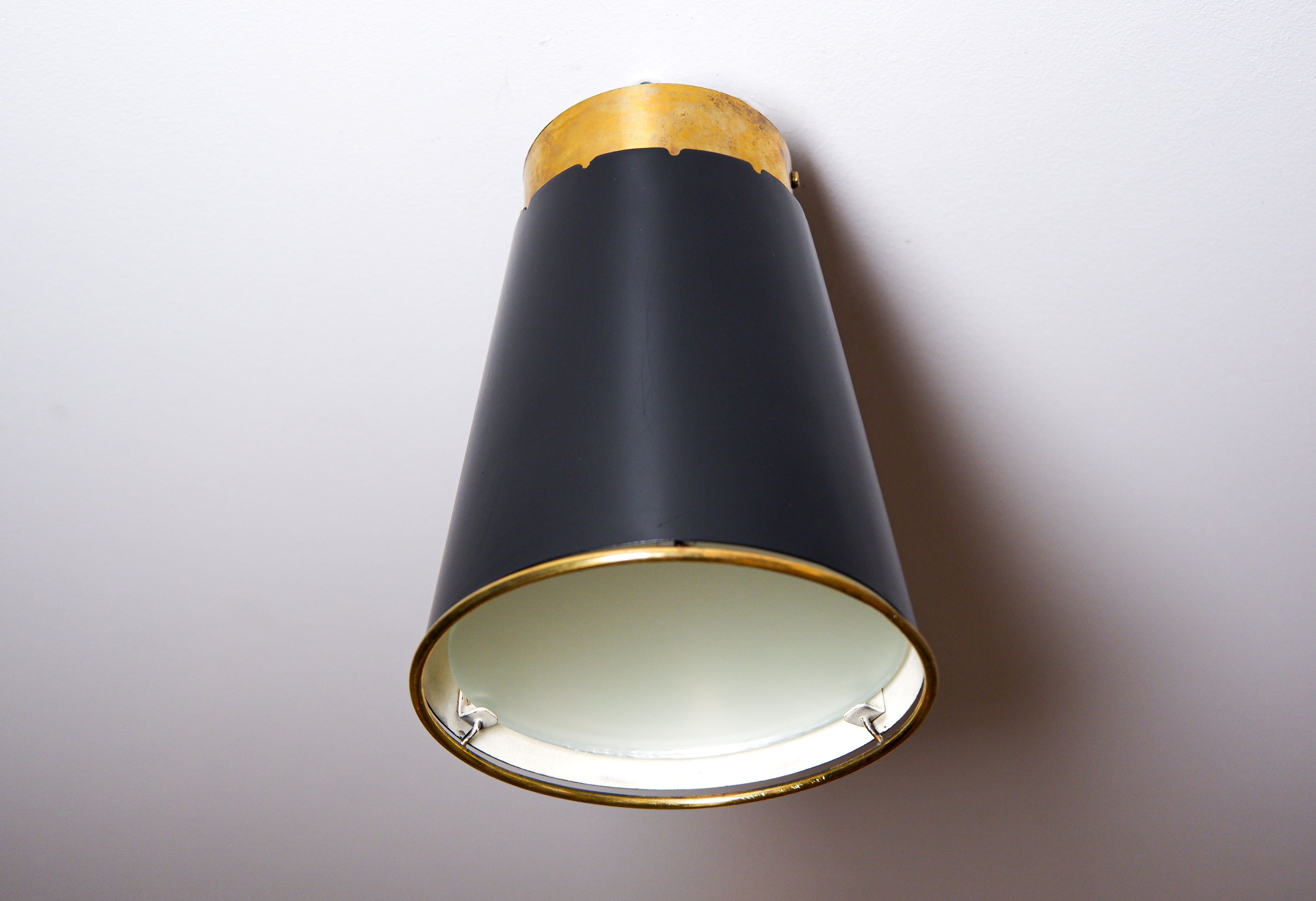 Paavo Tynell flush mount circa 1950.