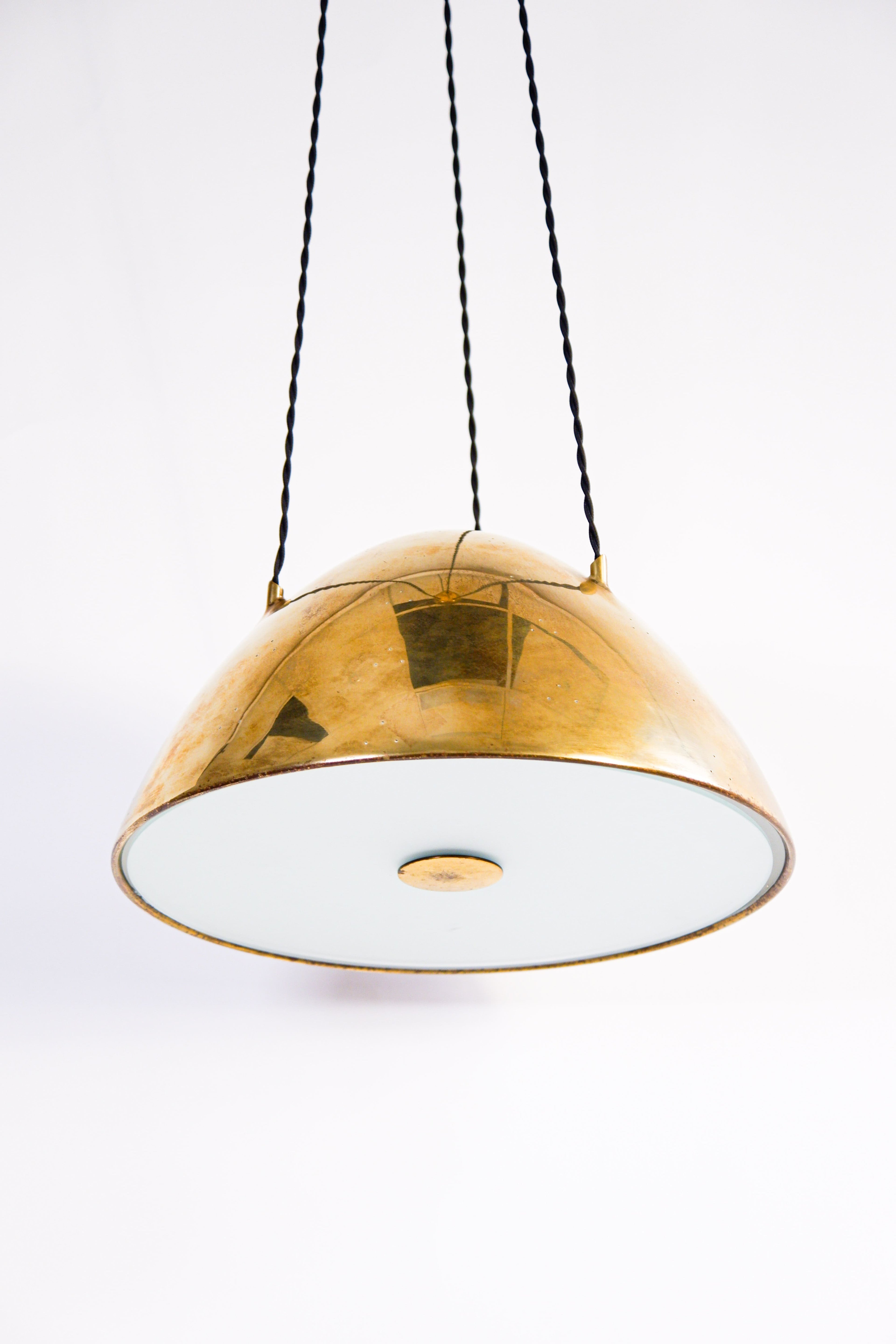 Paavo Tynell ceiling lamp model 1959 for Taito. Circa 1950.