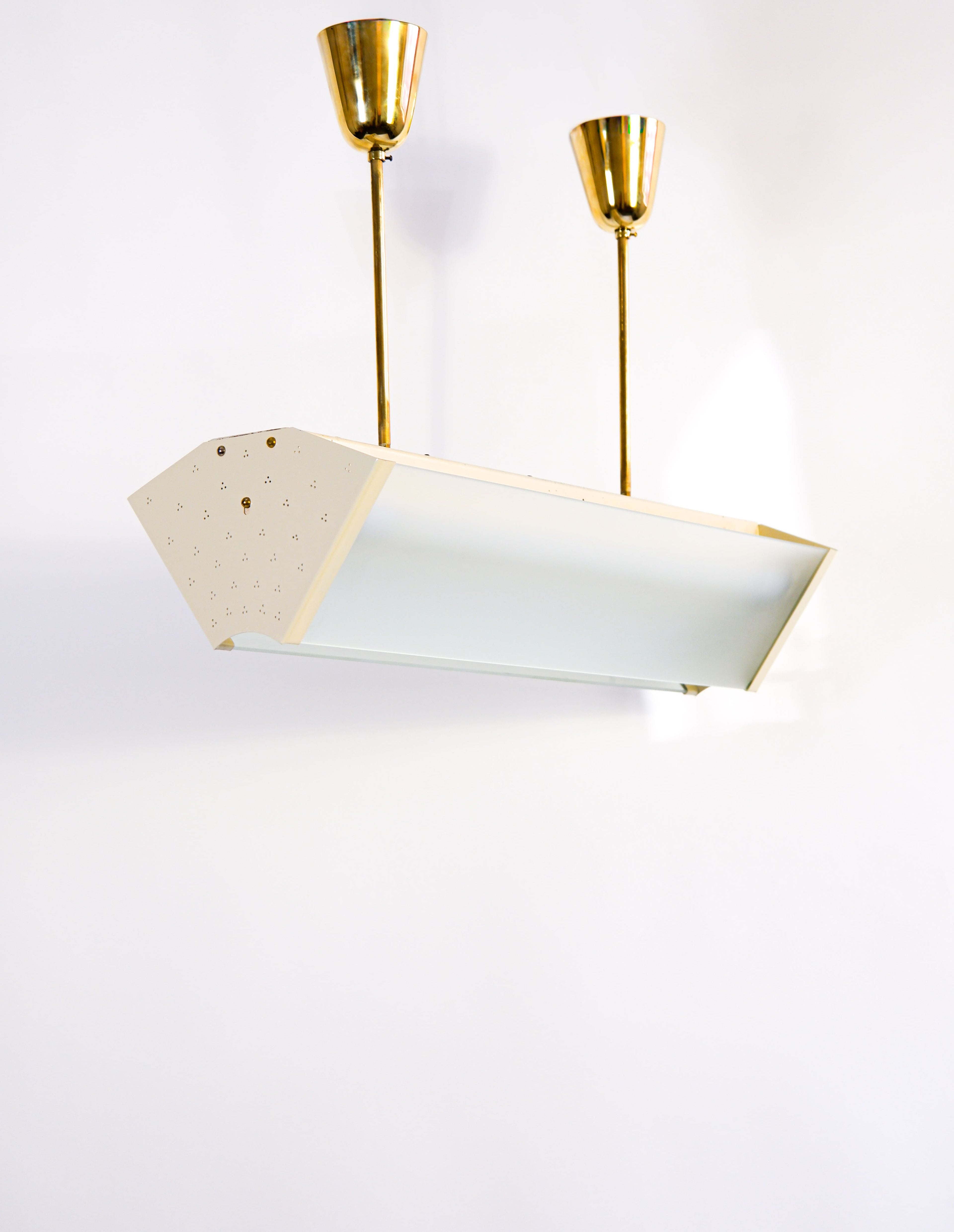 Paavo Tynell industrial pendant for Idman circa 1960.