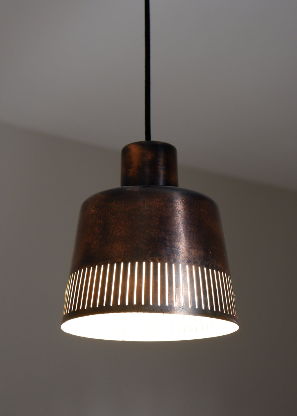 Hans Bergström, pendant copper light edited by Atelje Lyktan.