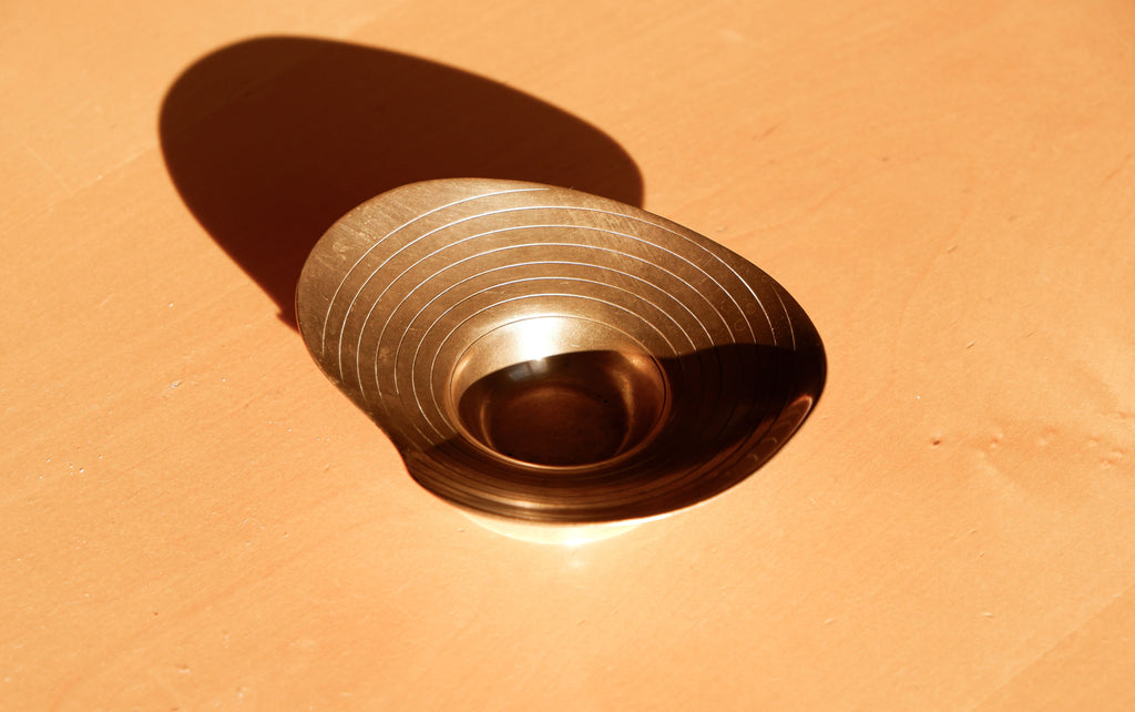 Paavo Tynell, brass bowl model 13, 1950.