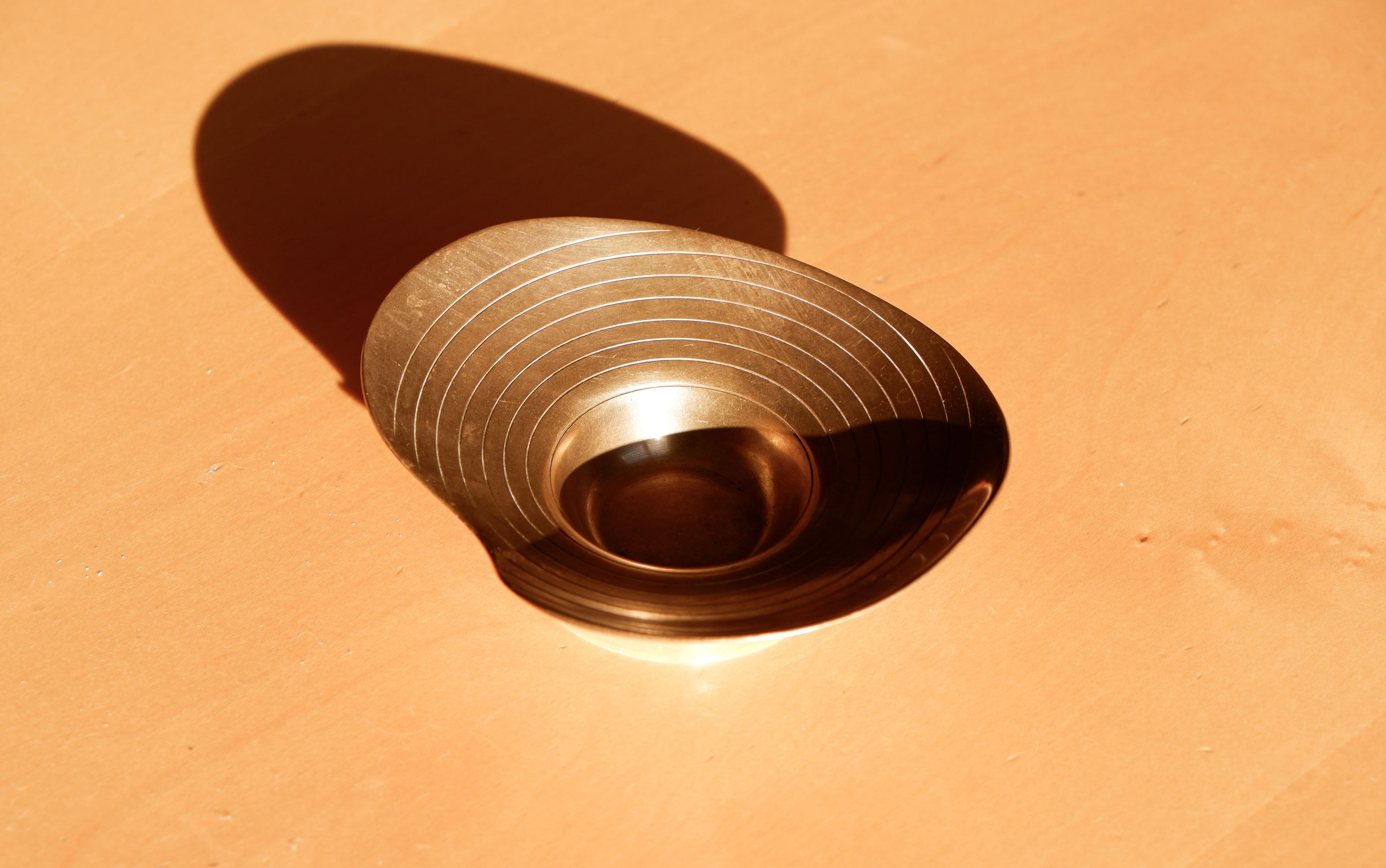 Paavo Tynell, brass bowl model 13, 1950.