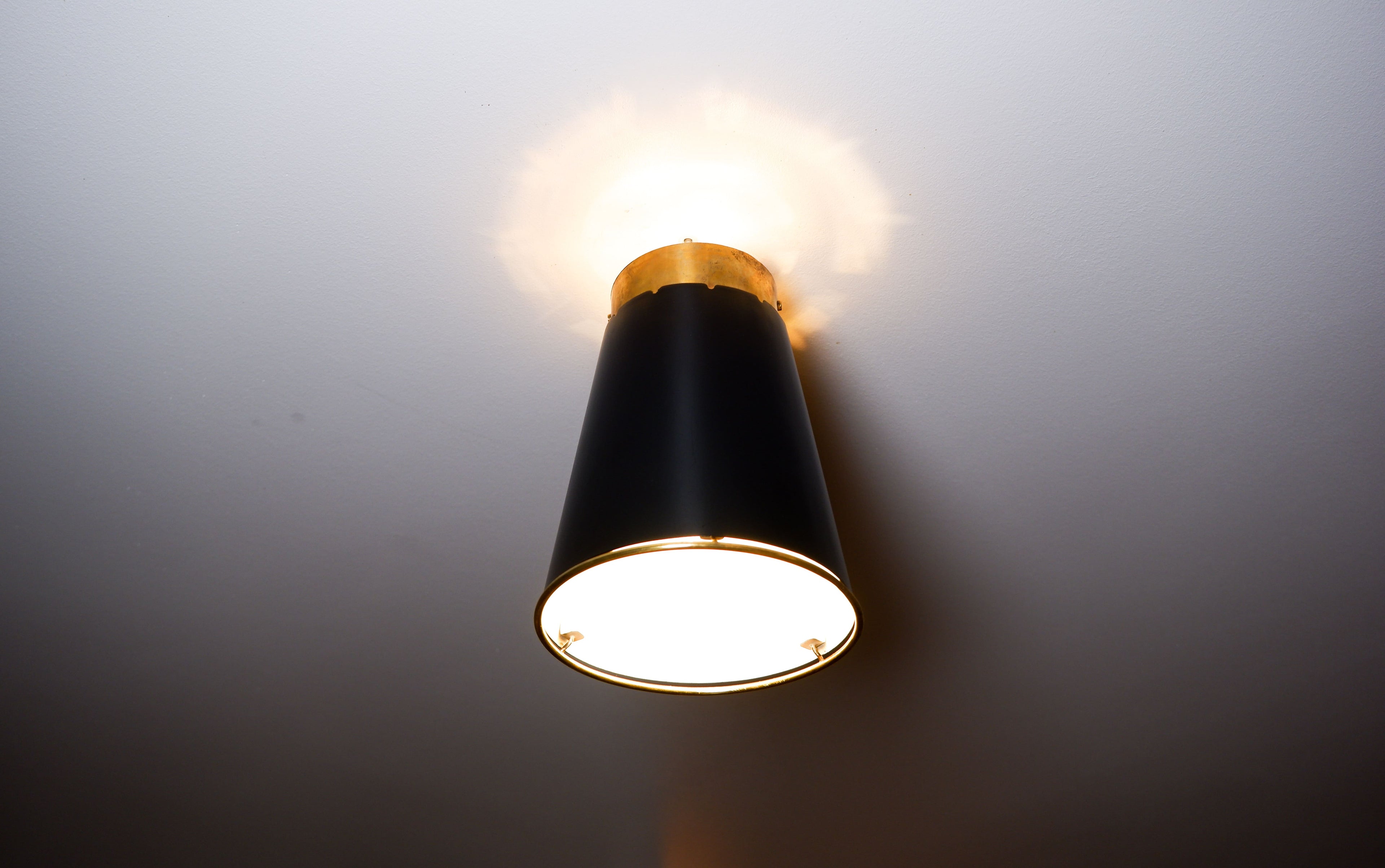 Paavo Tynell flush mount circa 1950.