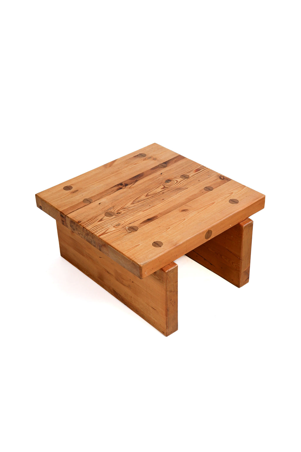 Roland Wilhelmsson cofee table model "Bamse" 1973 in solid pine.