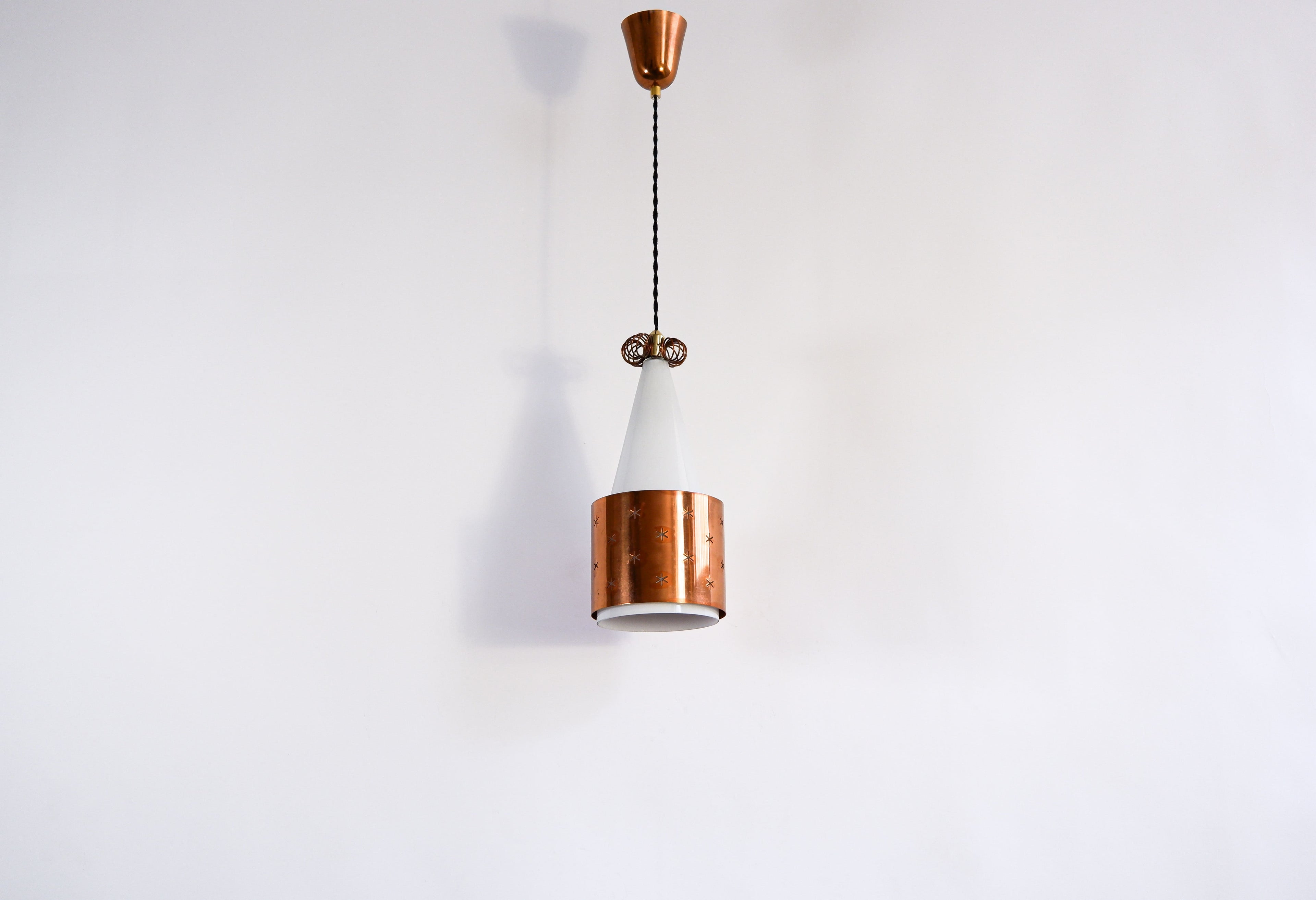 Paavo Tynell model K14 Opal & Copper, circa 1950.