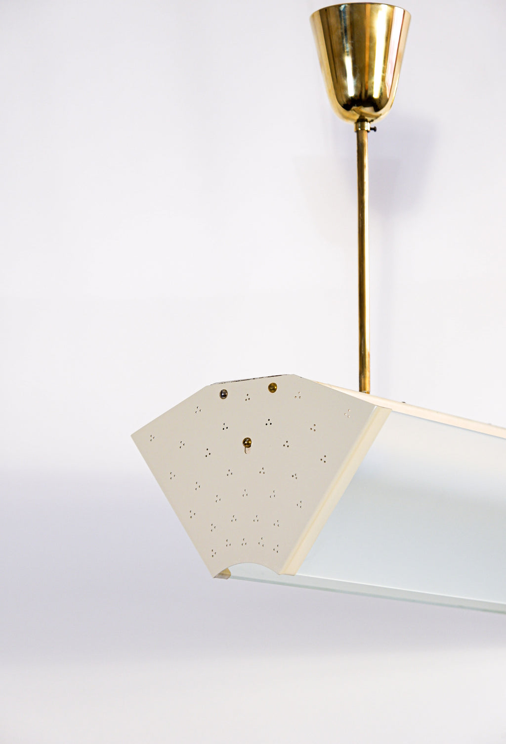 Paavo Tynell industrial pendant for Idman circa 1960.