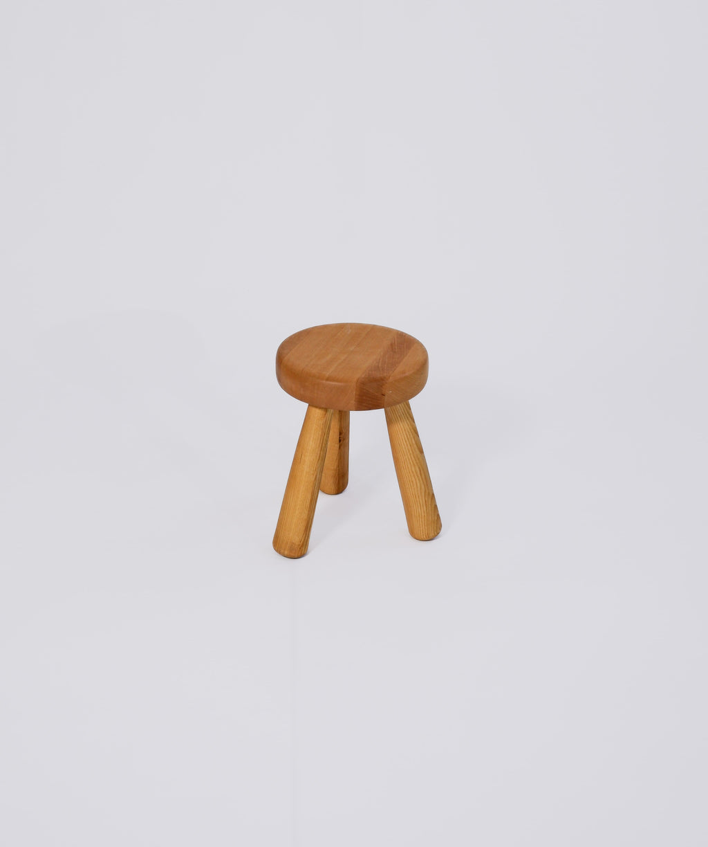Igvar Hildingsson original stool in mix wood Beech & Ash wood.