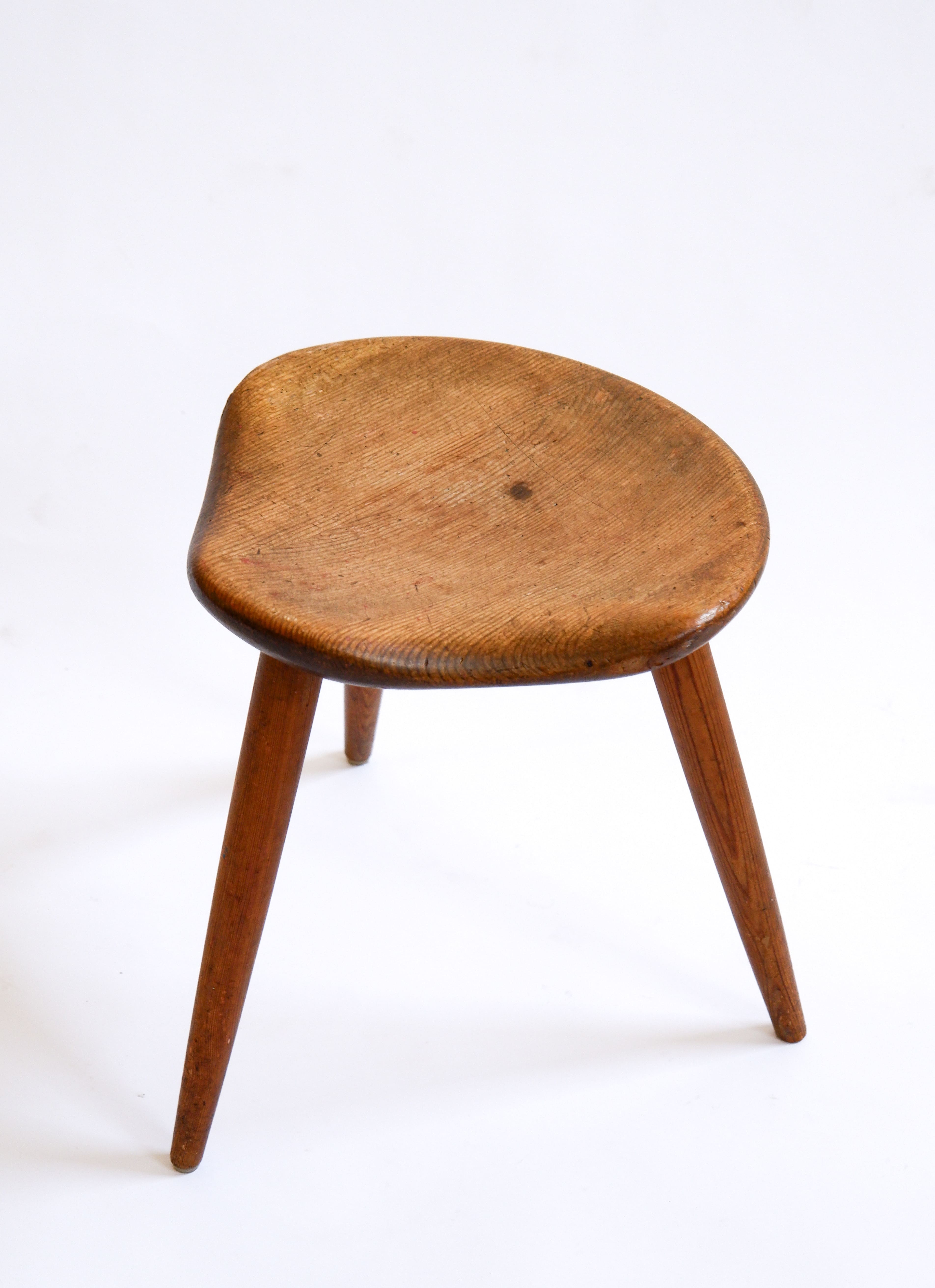 Norweigian pine stool for Norsk Husflid, 1950.
