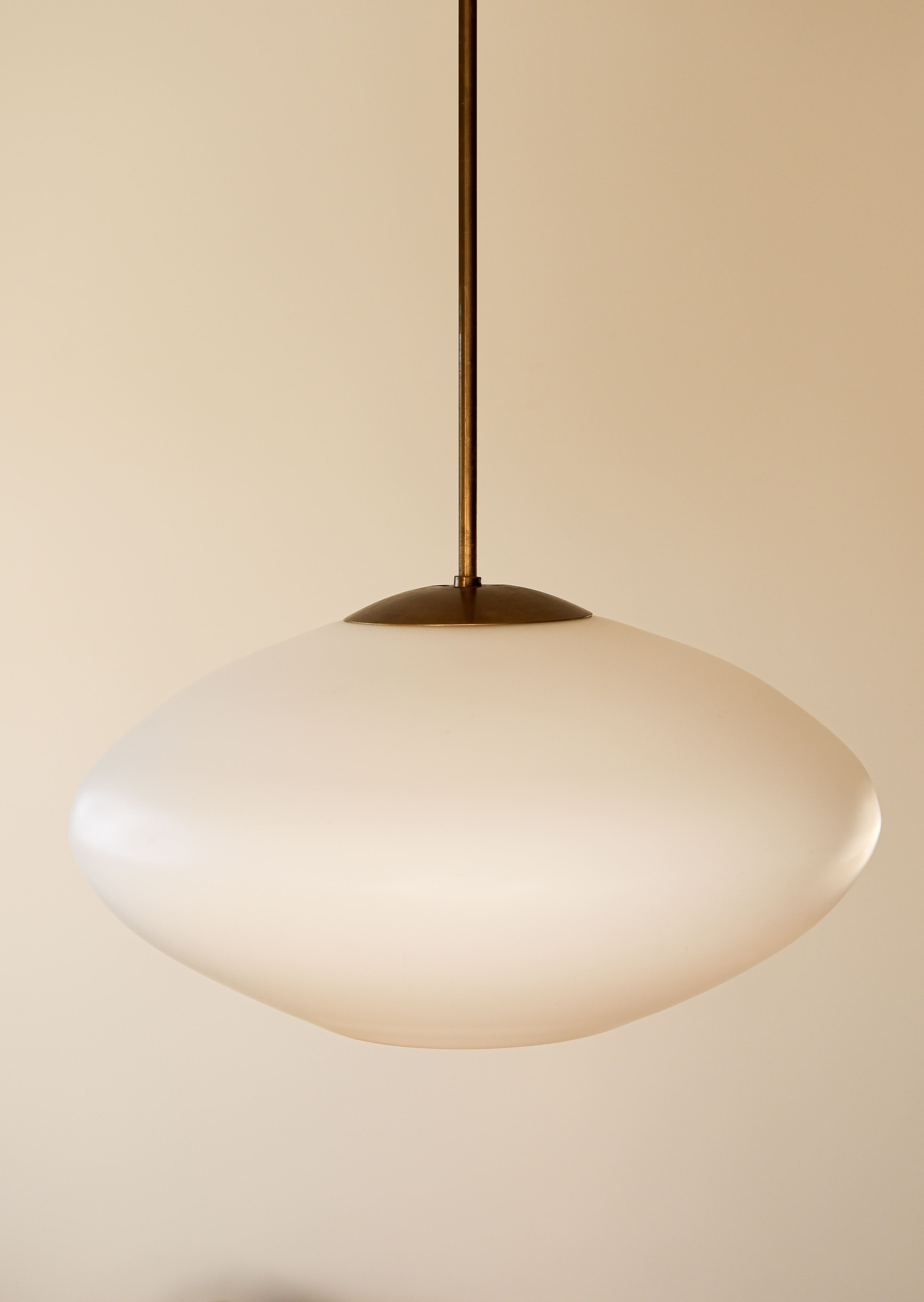 Finnish Opal ceiling light circa 1960.