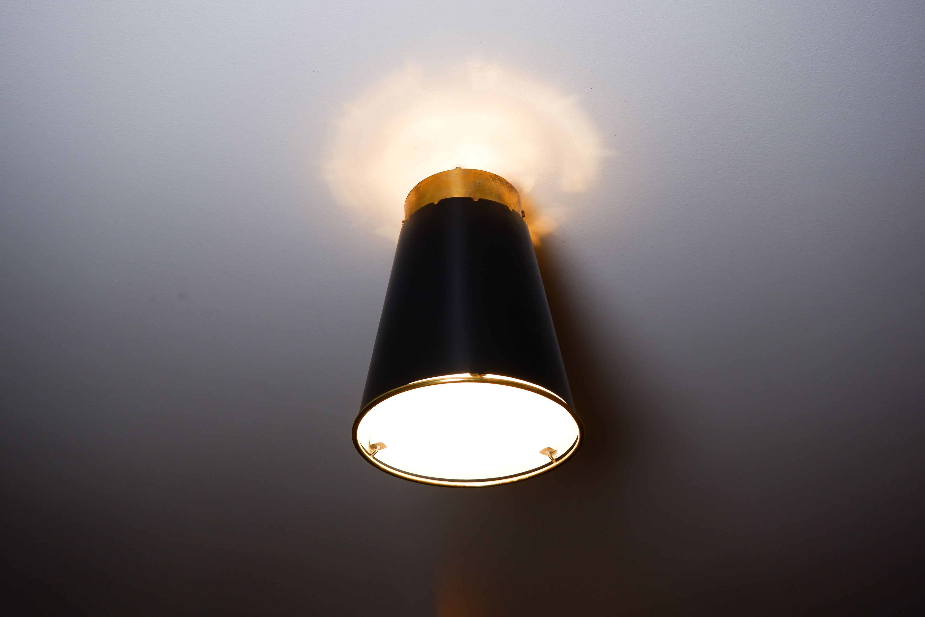Paavo Tynell flush mount circa 1950.