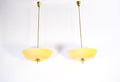 Paavo Tynell pair of pendant model 1088 for Idman circa 1950