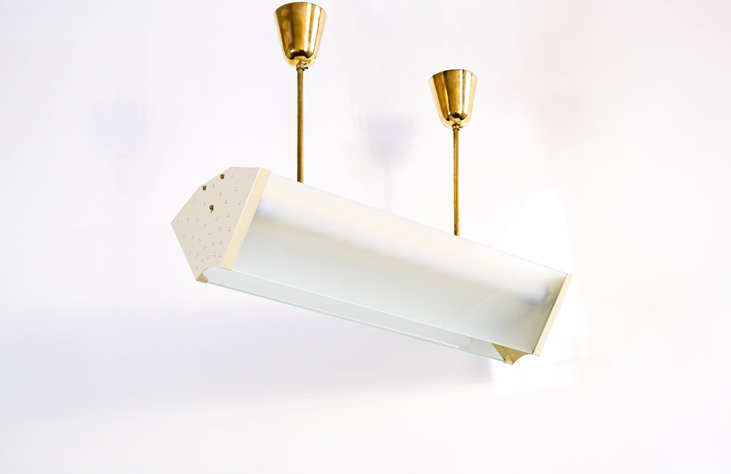 Paavo Tynell industrial pendant for Idman circa 1960.