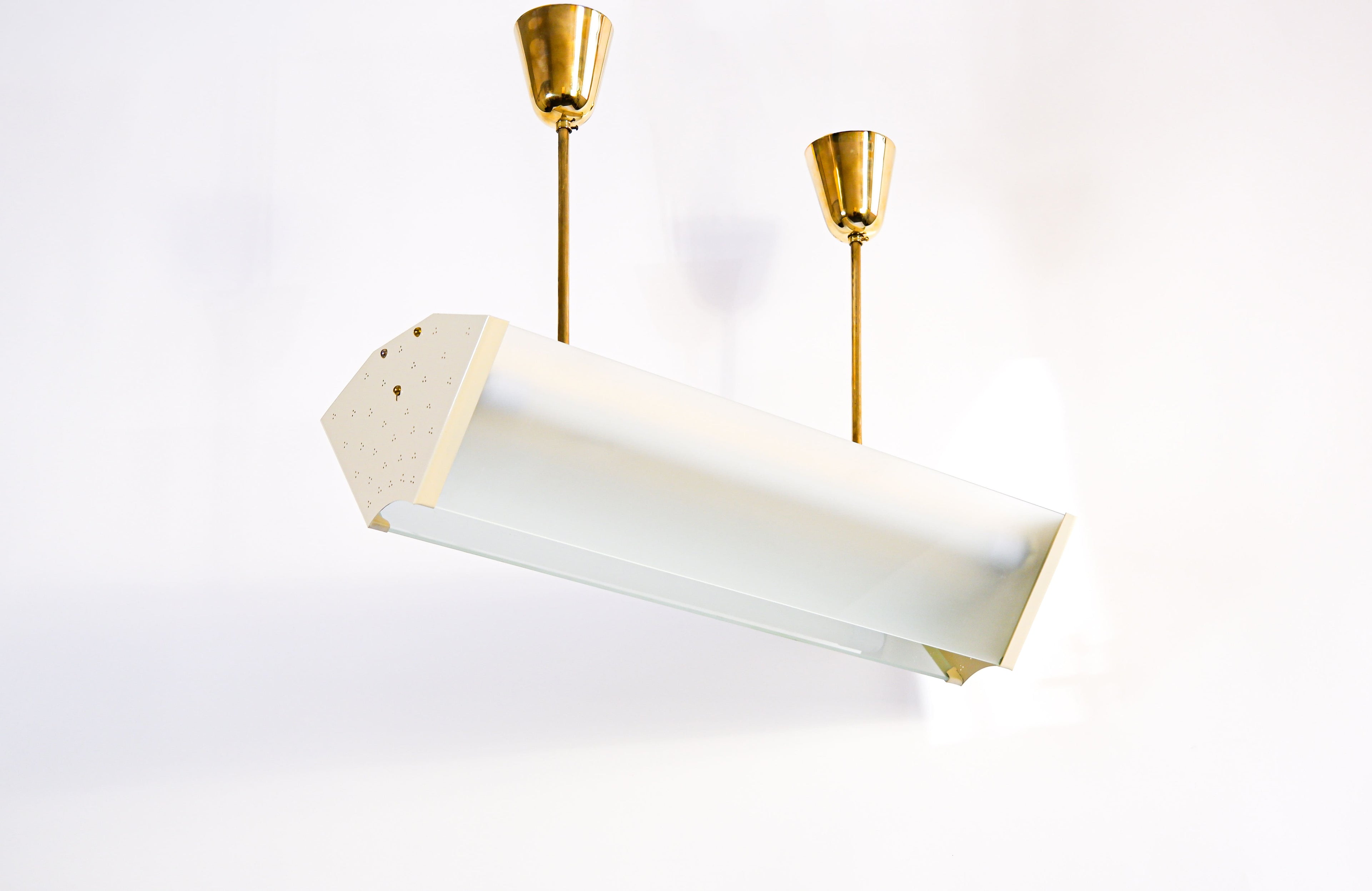 Paavo Tynell industrial pendant for Idman circa 1960.