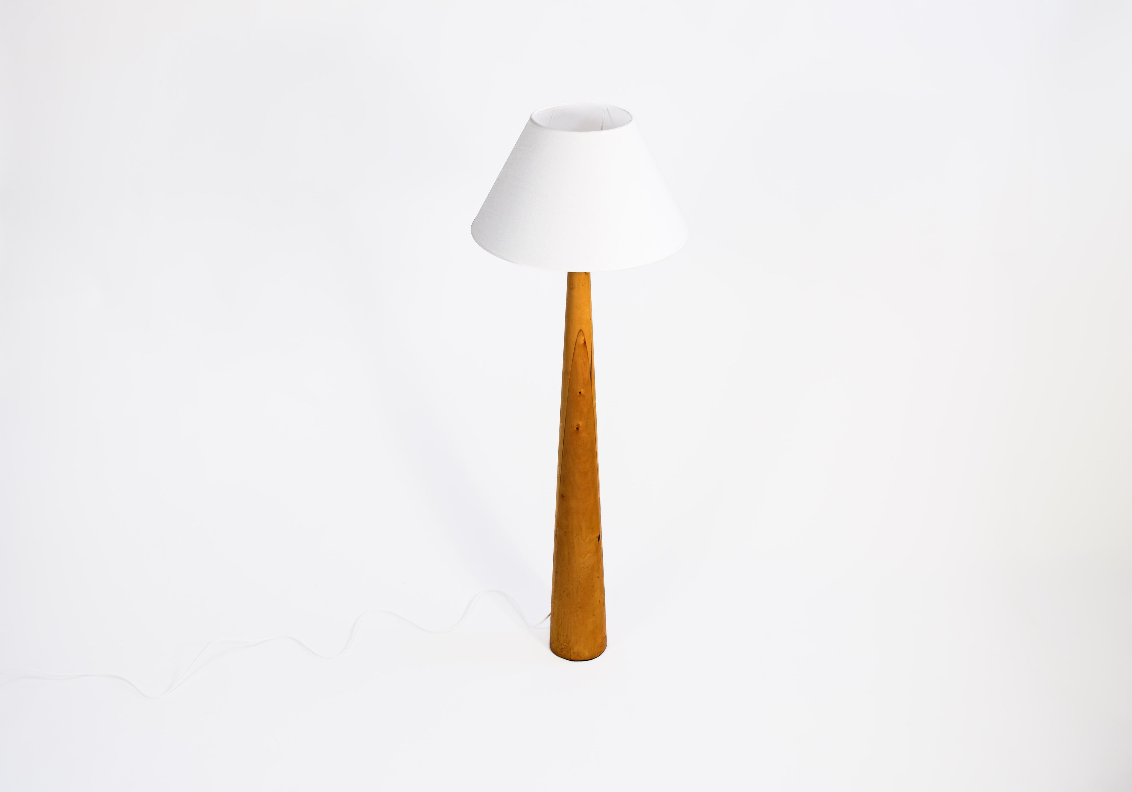 Swedish mid century floor lamp, circa 1960.