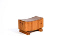 Swedish modern stool in solide pin, circa 1950.