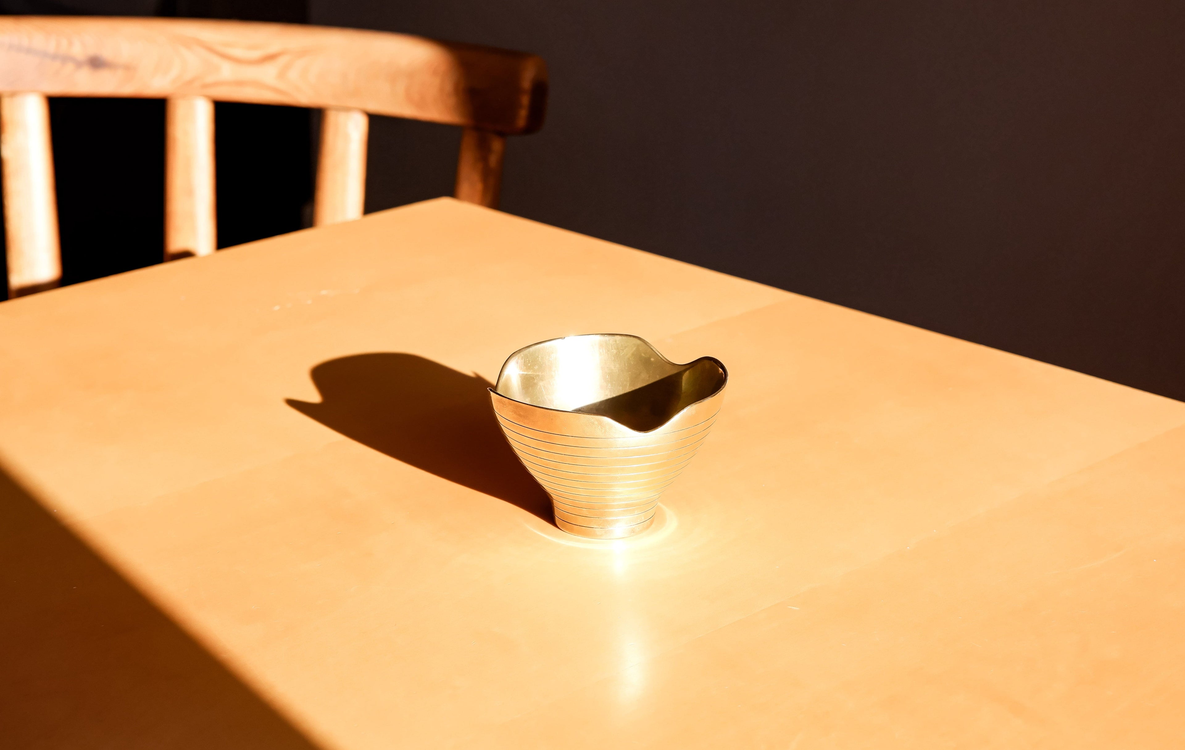Paavo Tynell brass bowl made by TAITO, 1940.