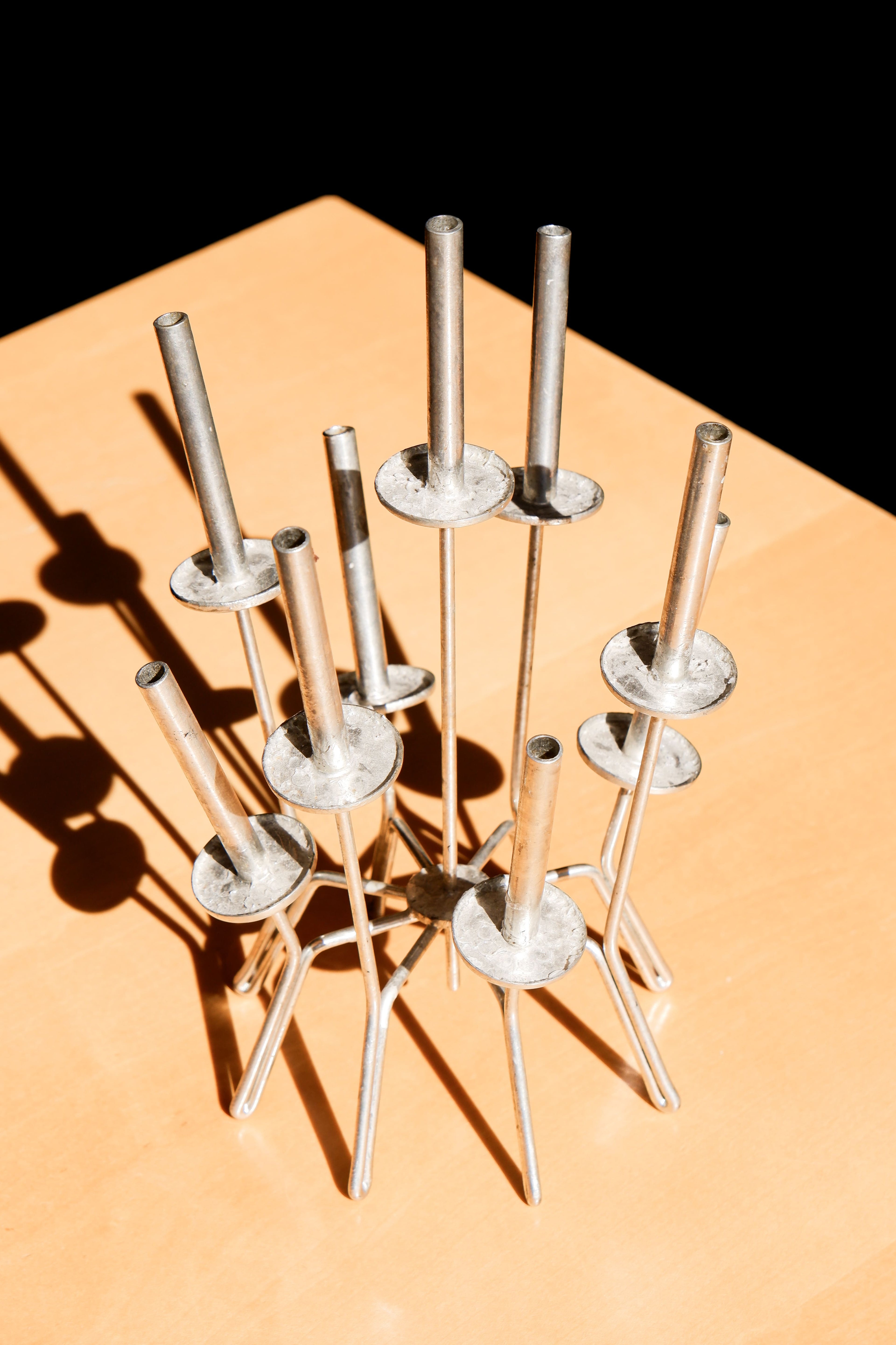 Paavo Tynell, unique candelabre made in iron in the late 60's.