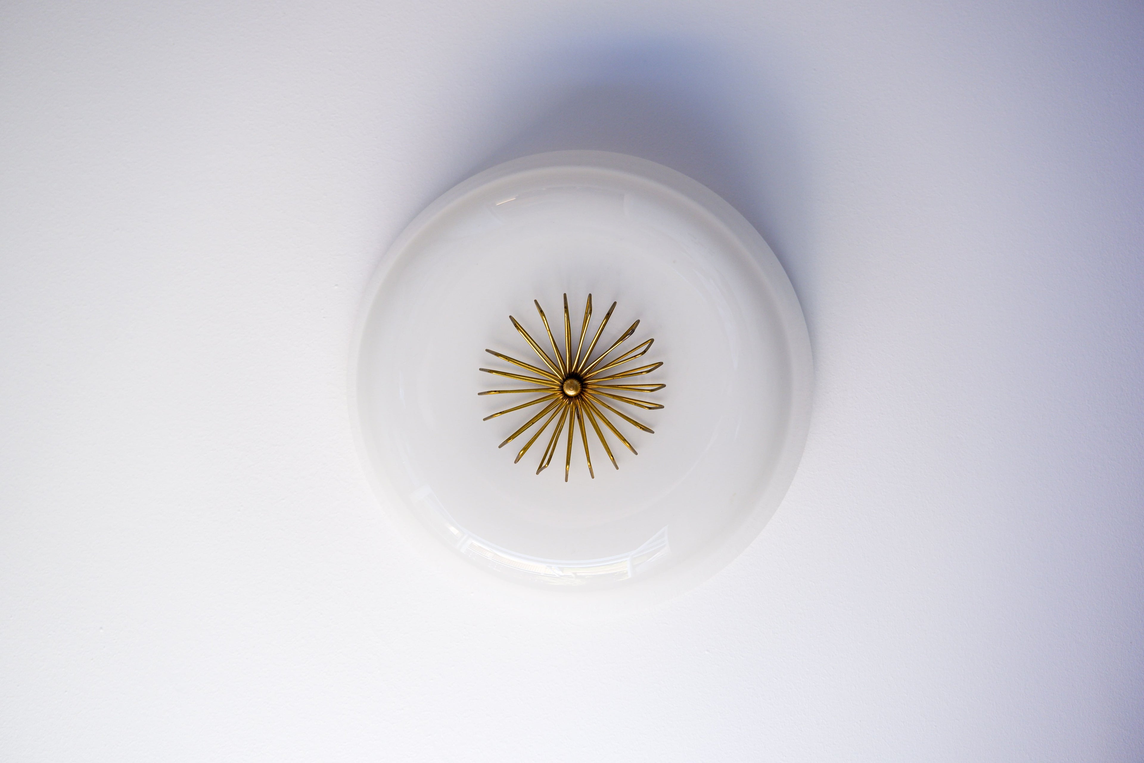 Paavo Tynell ceiling lamp, Opal and Glass for TAITO.