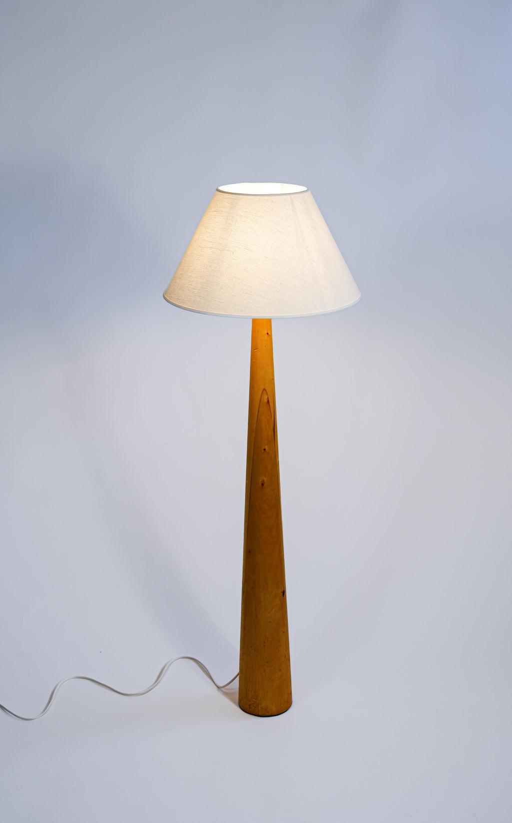 Swedish mid century floor lamp, circa 1960.