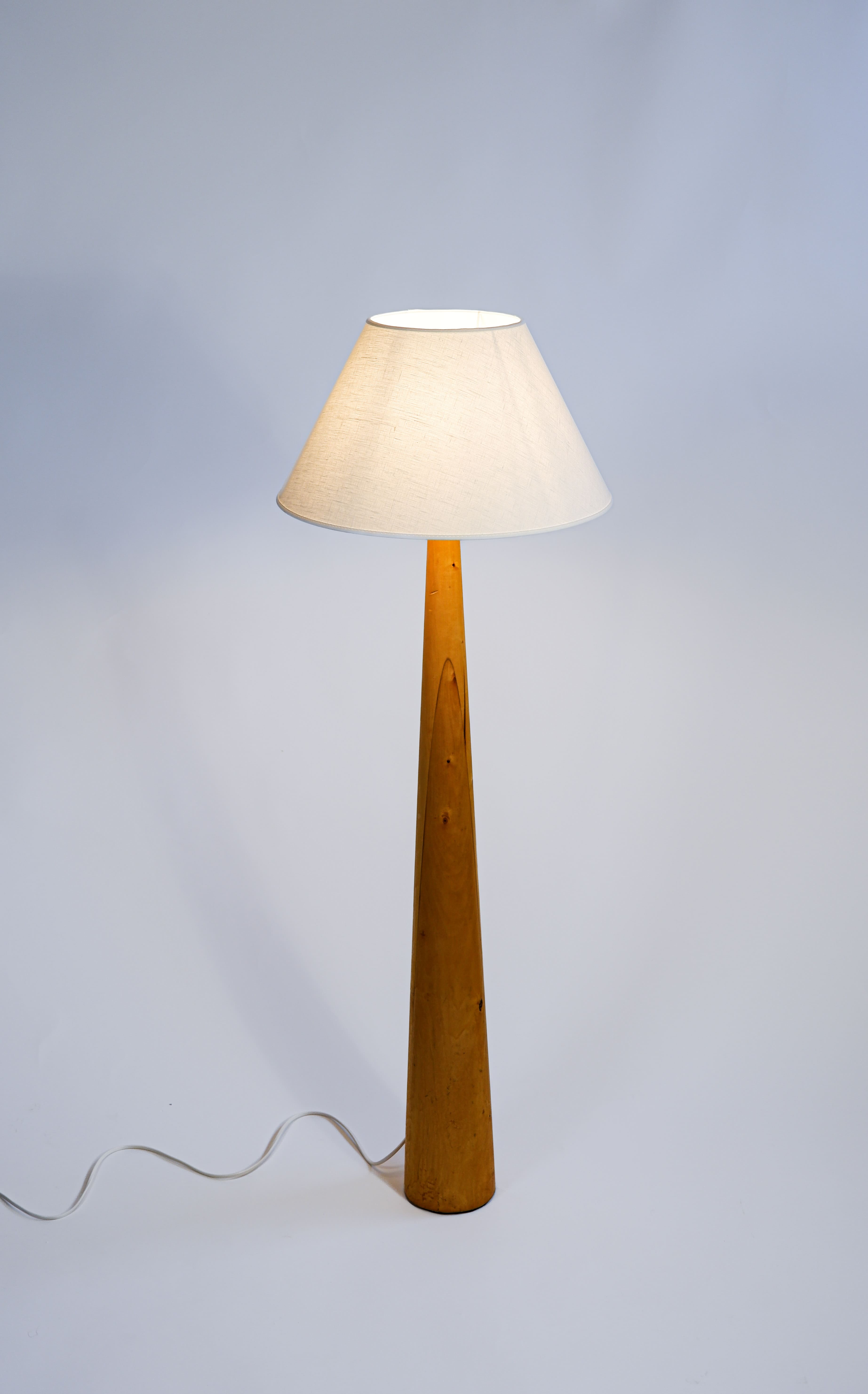Swedish mid century floor lamp, circa 1960.
