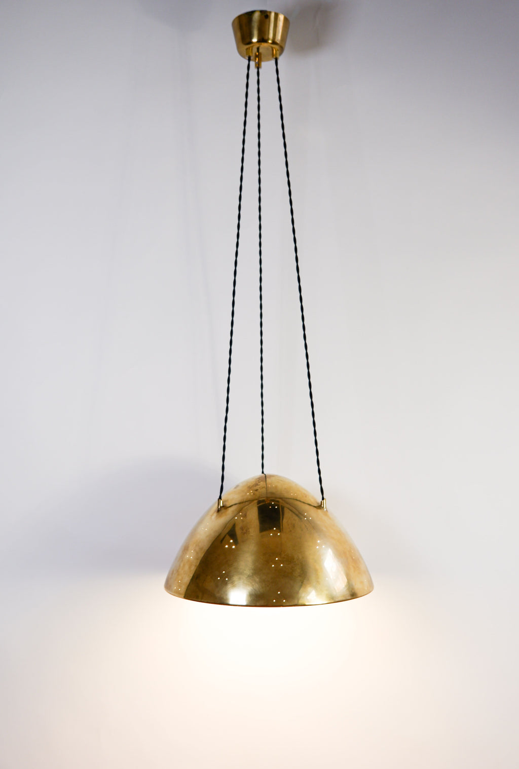 Paavo Tynell ceiling lamp model 1959 for Taito. Circa 1950.