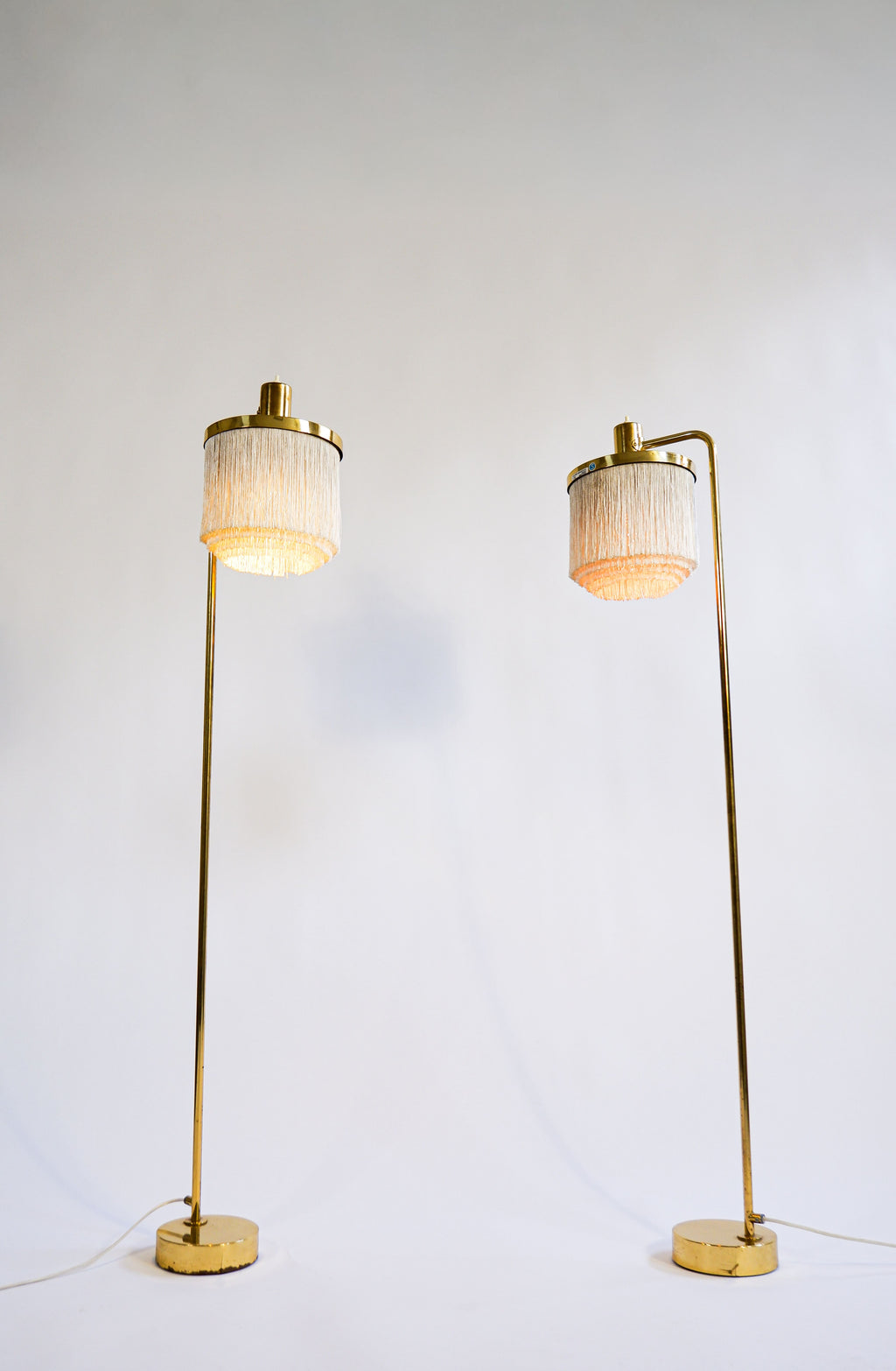 Hans Agne Jakobsson pair of Floor lamp model G 109. Cira 1960