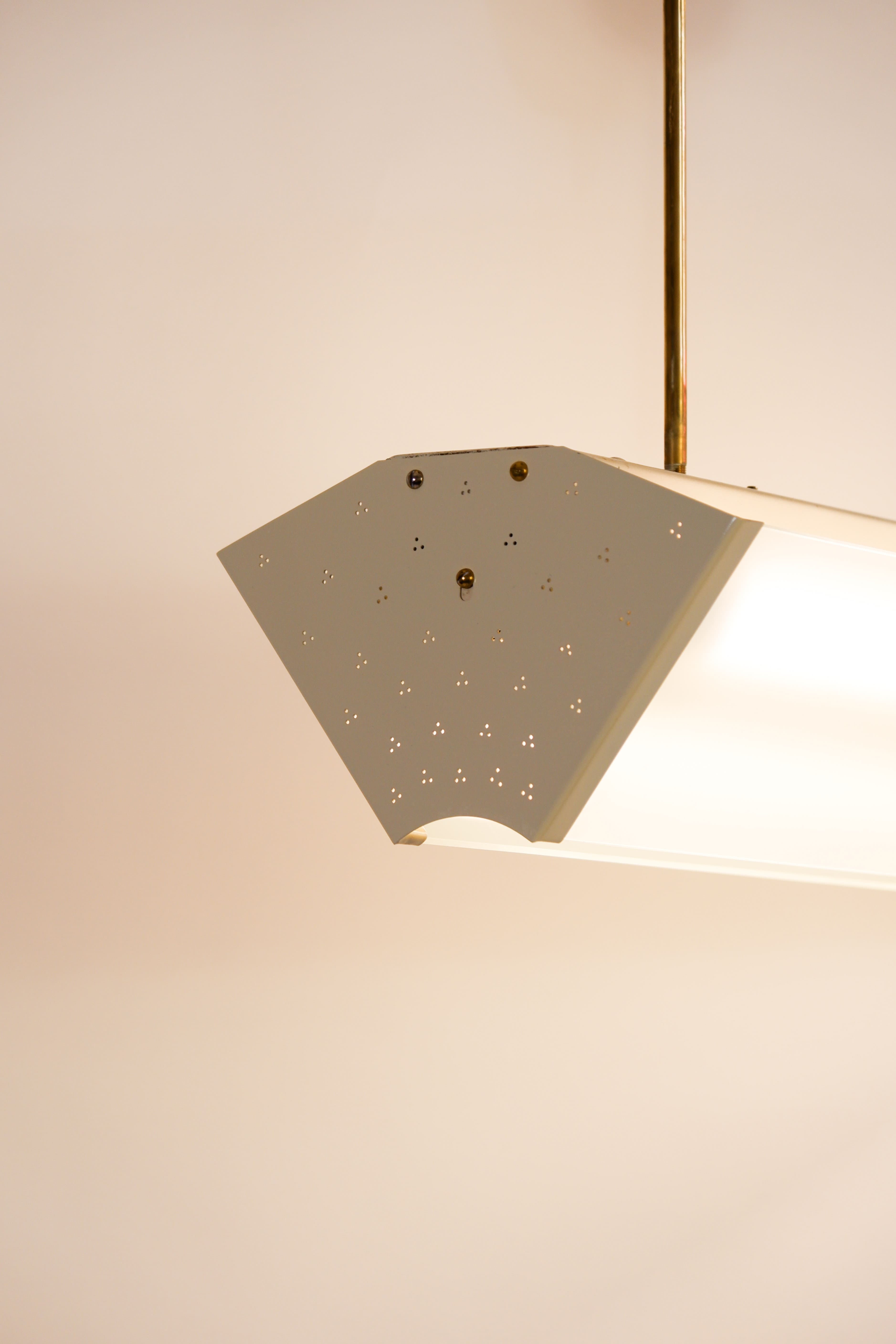 Paavo Tynell industrial pendant for Idman circa 1960.