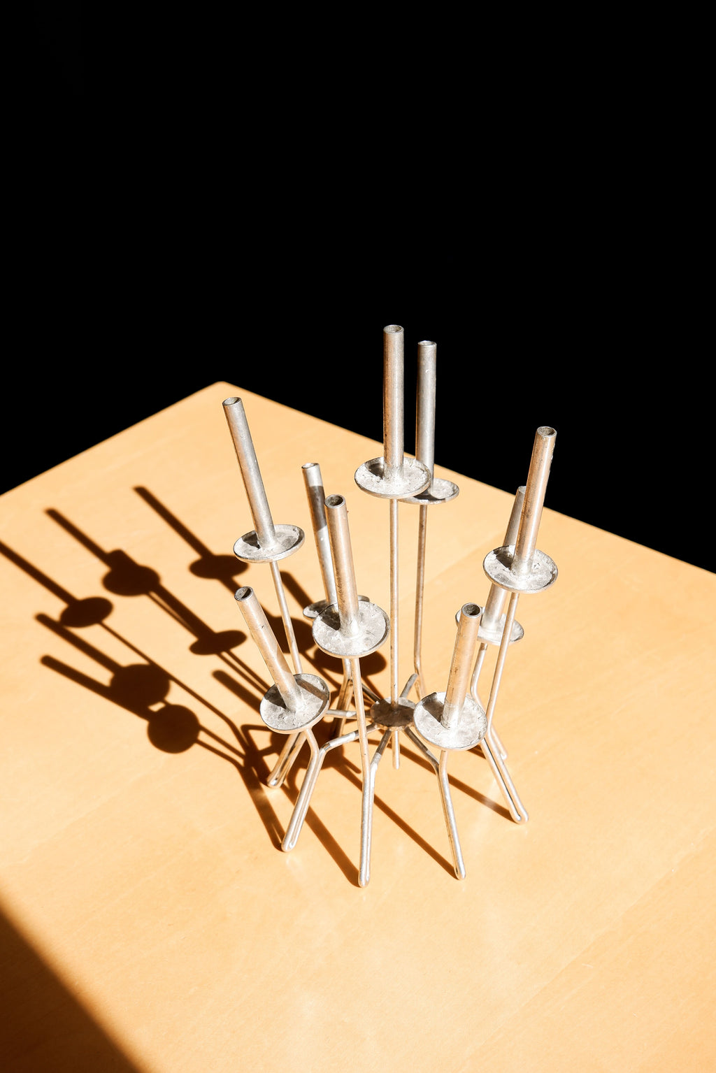 Paavo Tynell, unique candelabre made in iron in the late 60's.