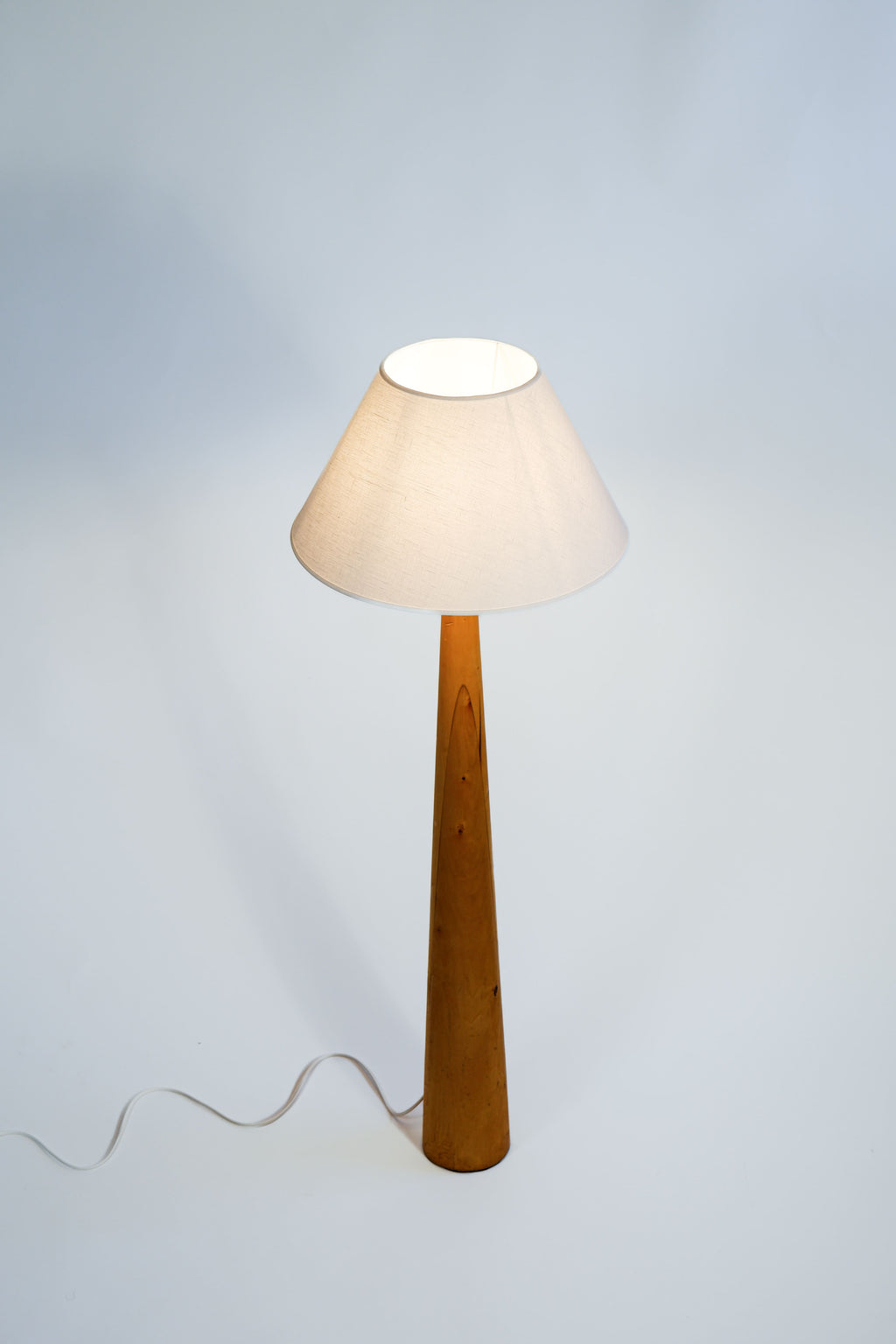 Swedish mid century floor lamp, circa 1960.