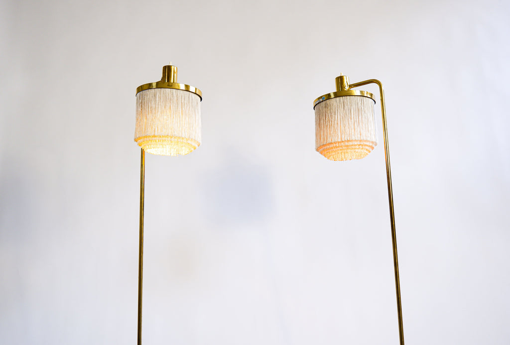 Hans Agne Jakobsson pair of Floor lamp model G 109. Cira 1960