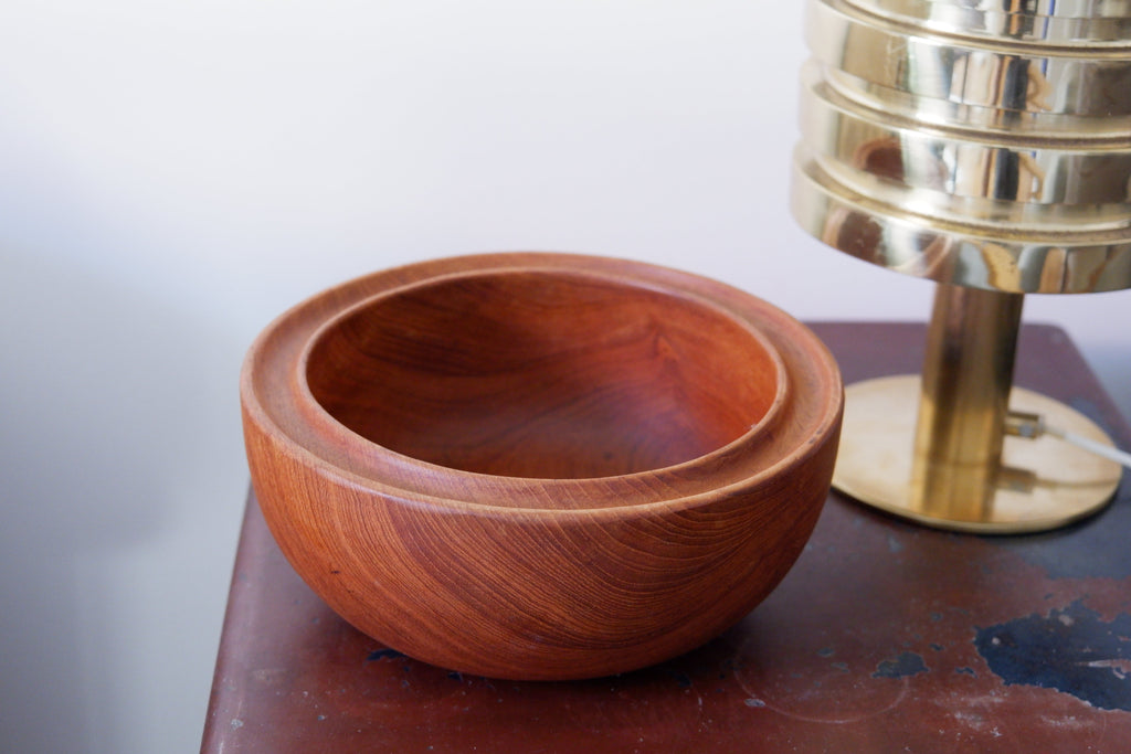 Swedish Mid Century Bowl in Teak circa 1960.