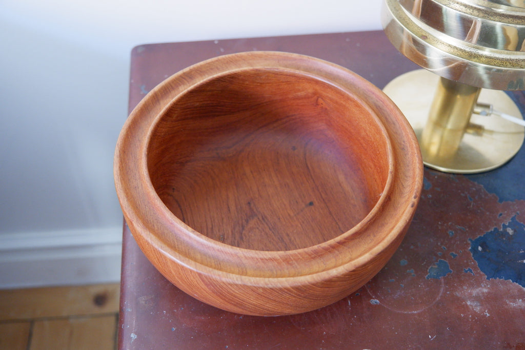 Swedish Mid Century Bowl in Teak circa 1960.