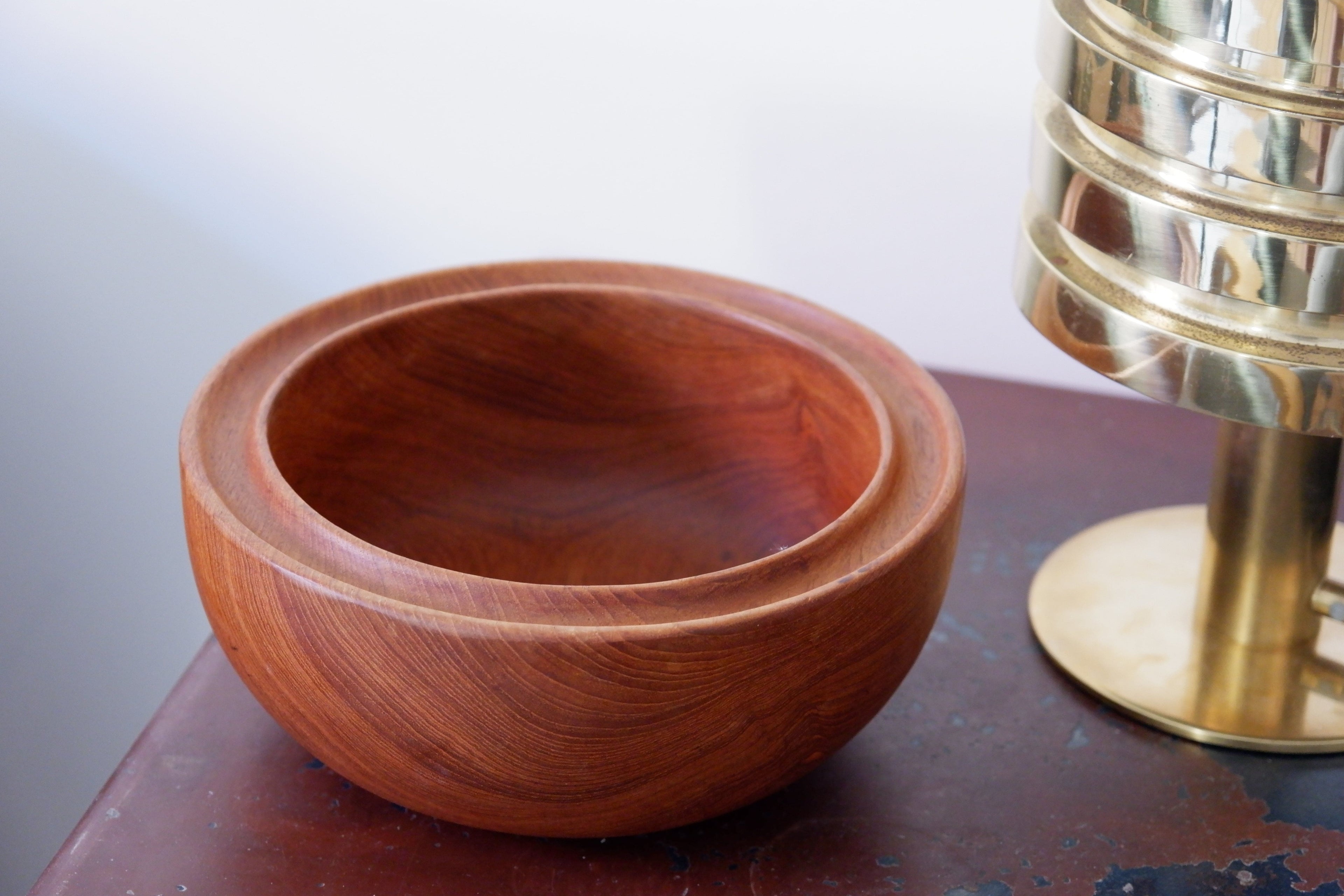Swedish Mid Century Bowl in Teak circa 1960.